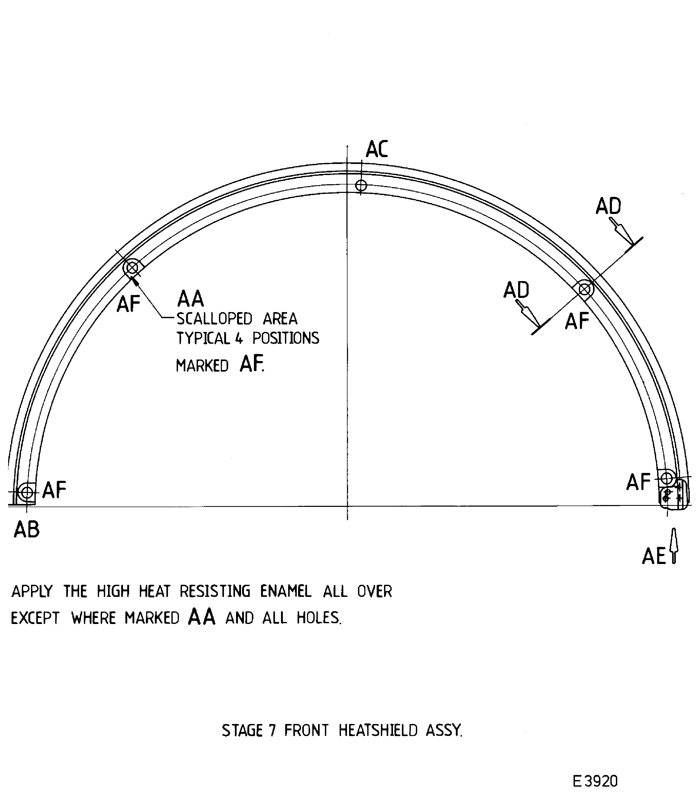 Repair details and dimensions - Assembly A