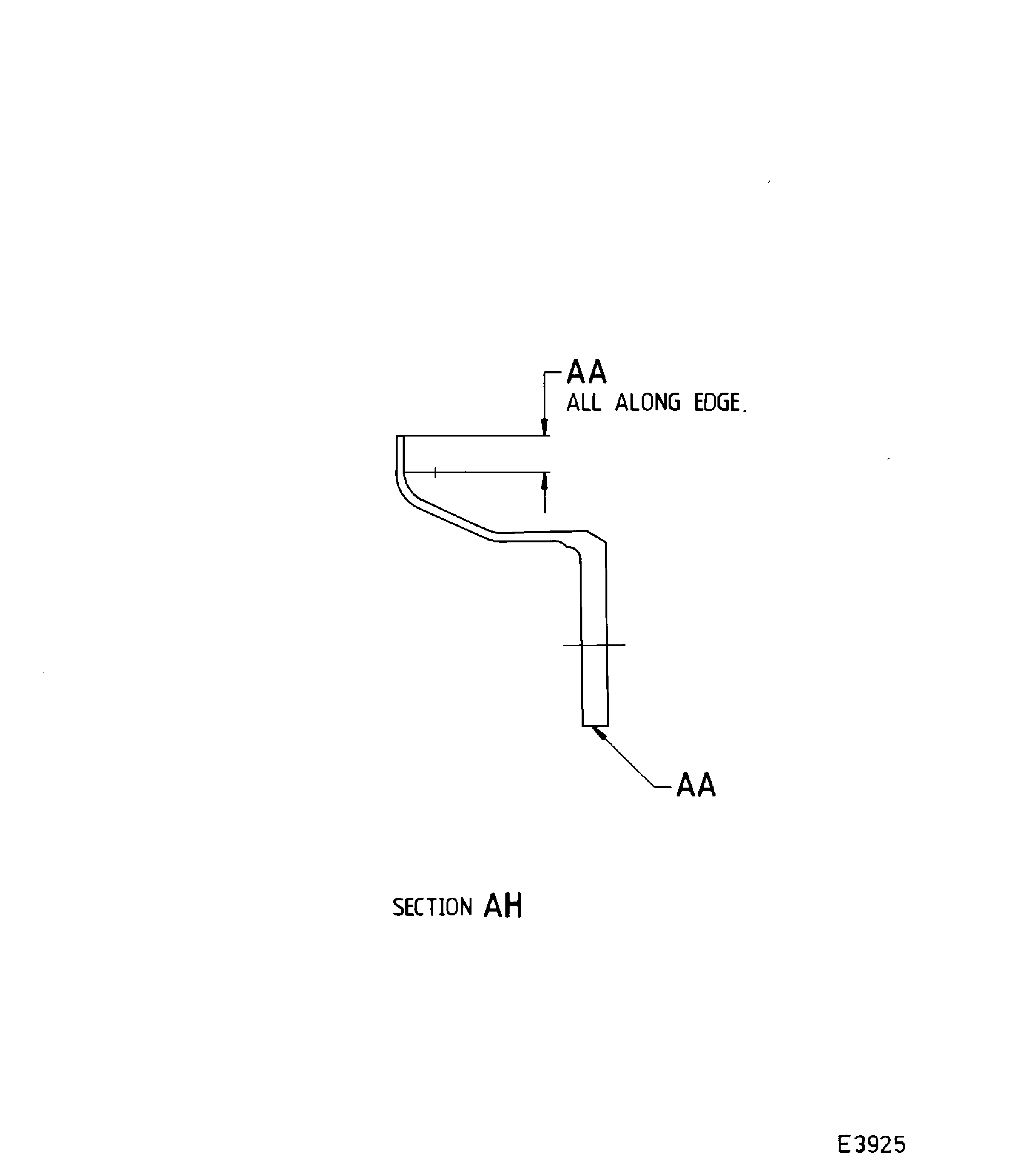 Repair details and dimensions - Assembly B