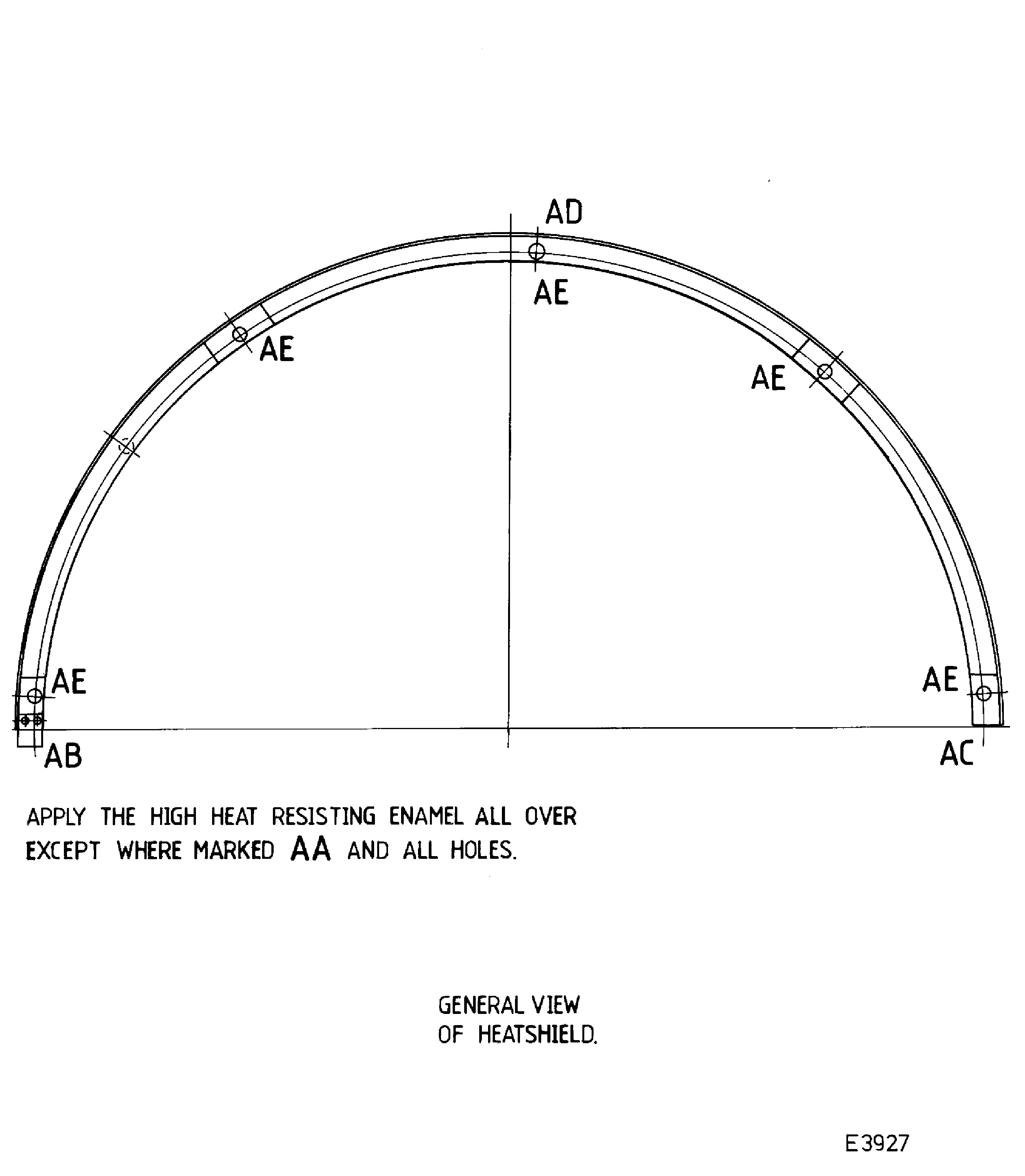 Repair details and dimensions - Assembly B