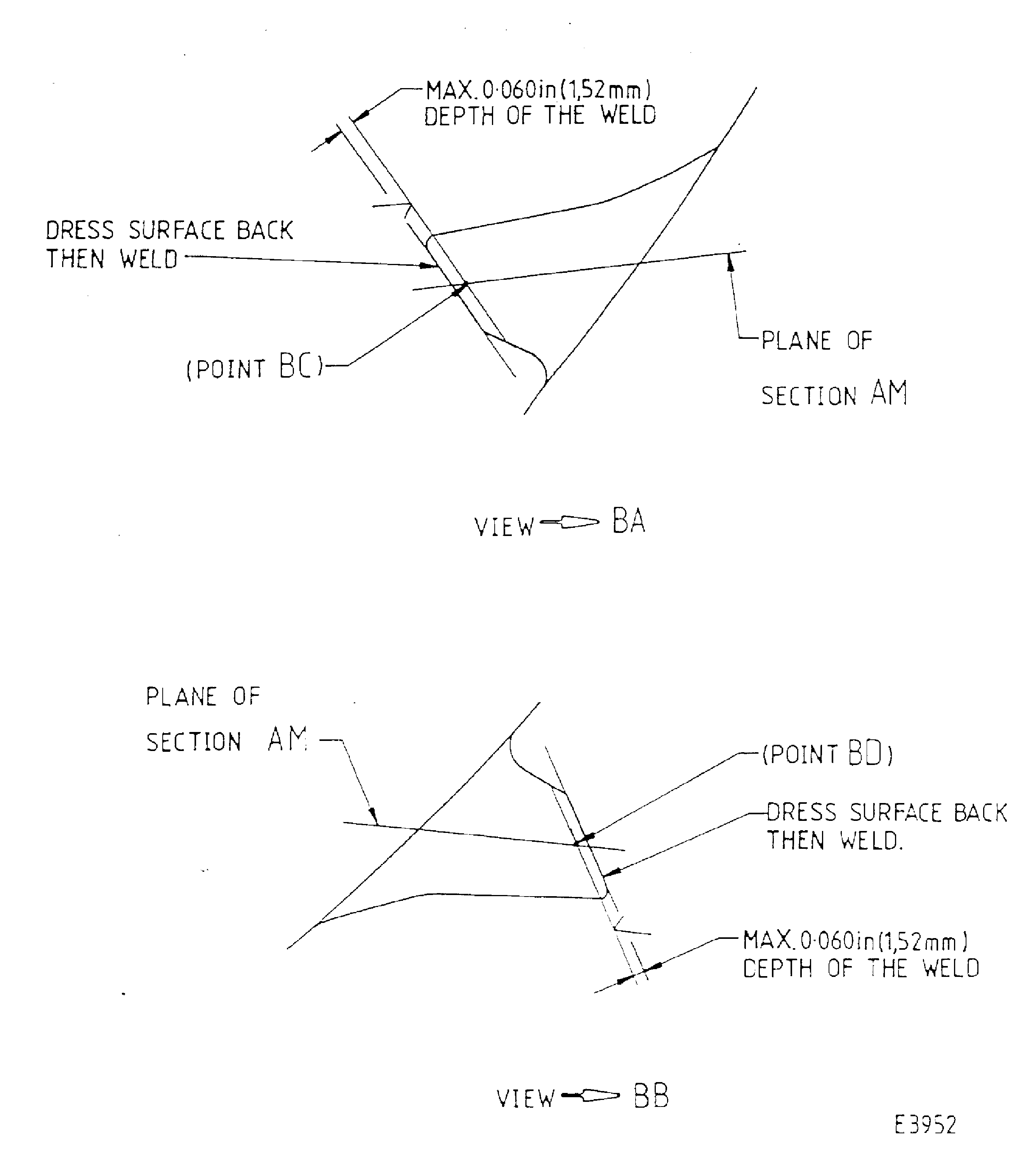 Repair Details And Dimensions - Assembly A And B