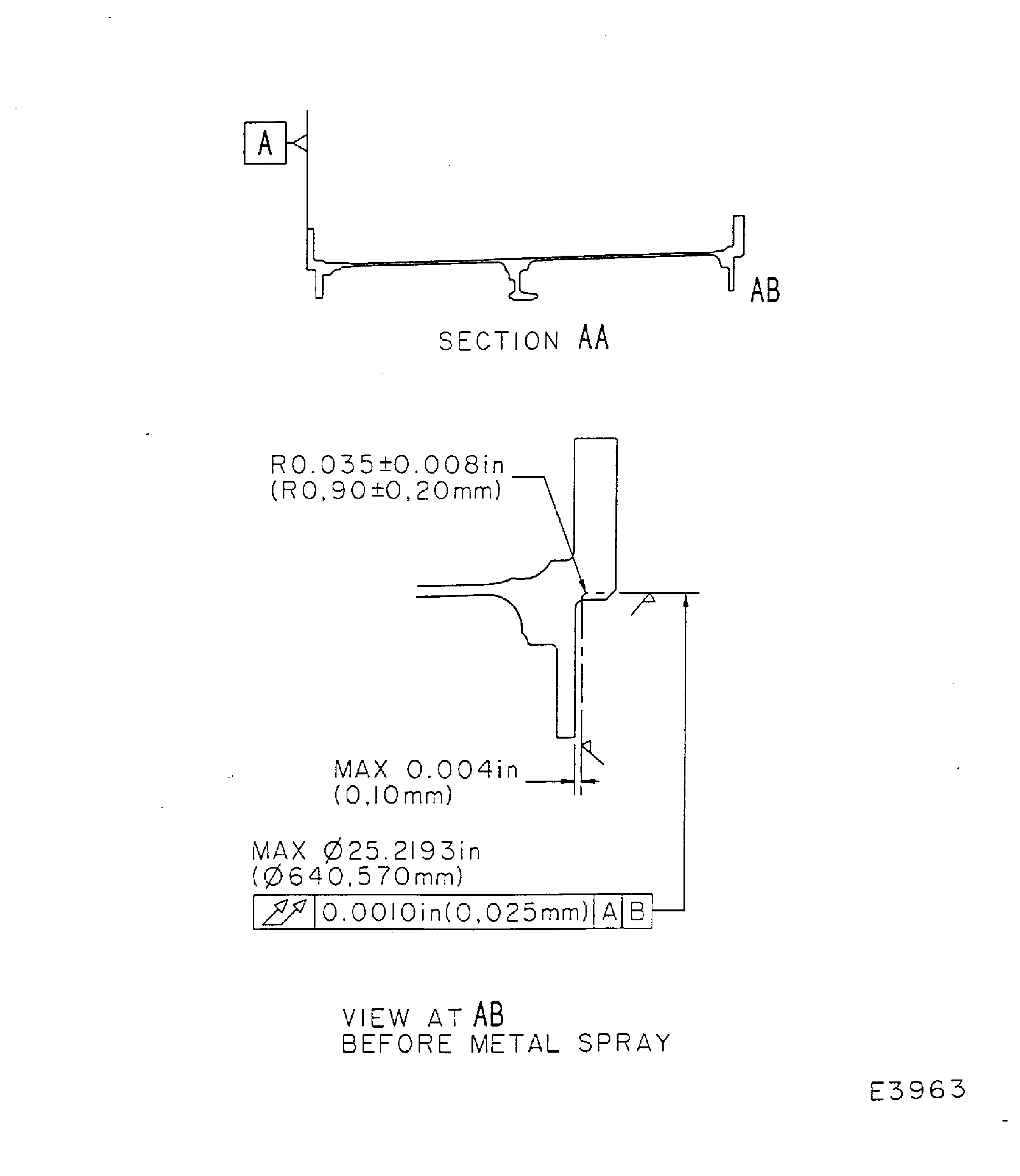 Repair Details and Dimensions - Assembly A