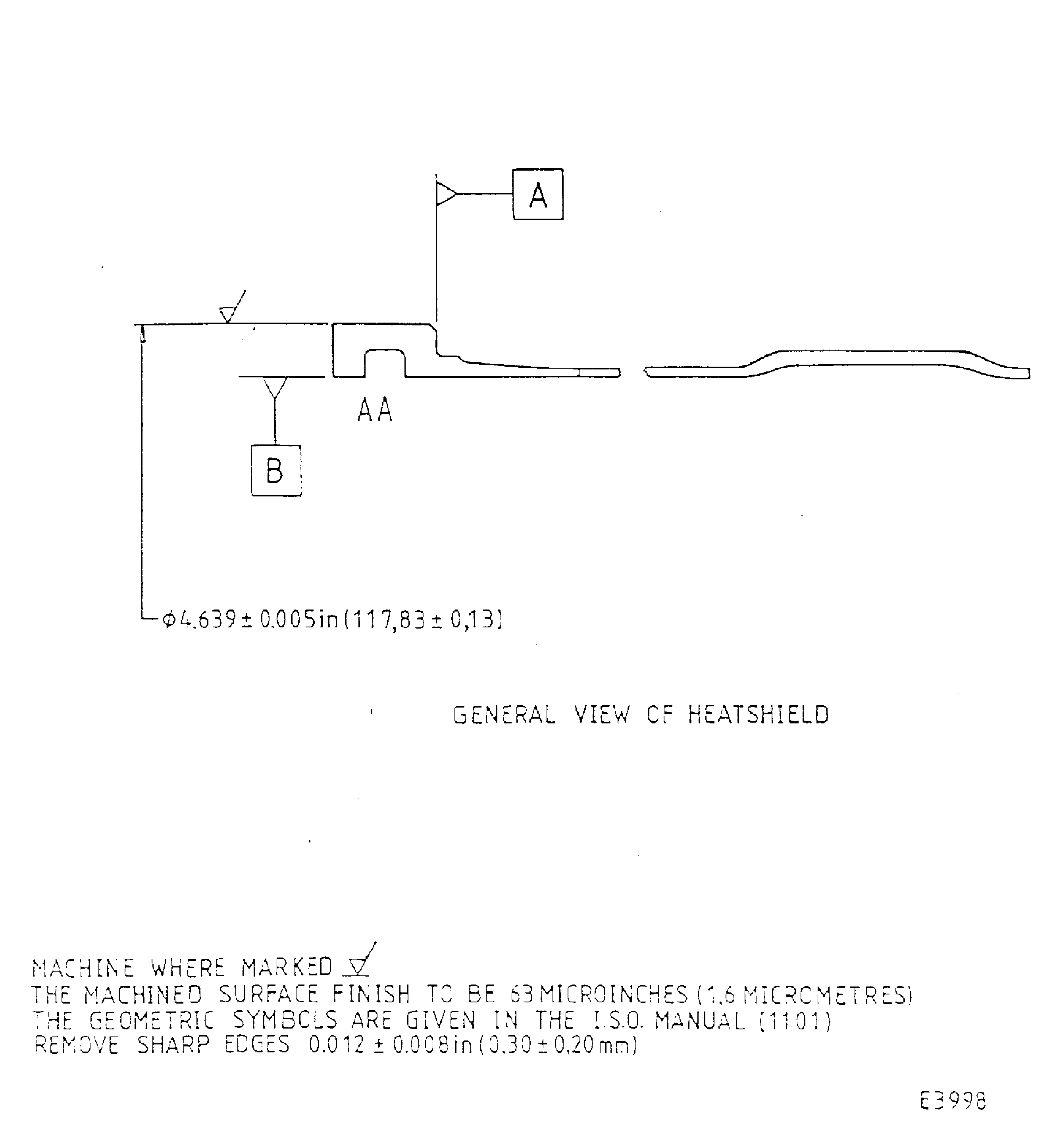 Repair details and dimensions