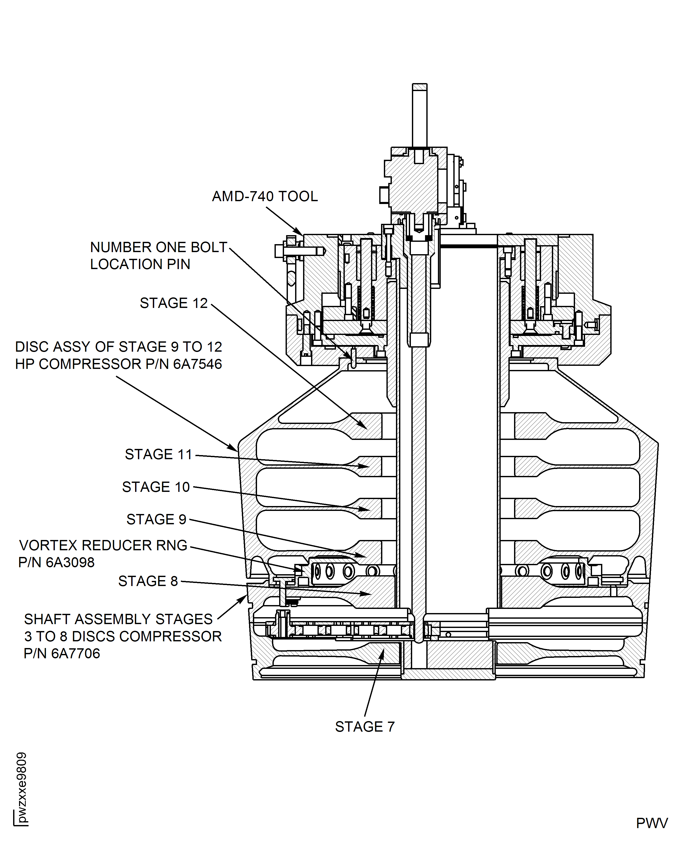 HP Compressor Rotor Joint Assembly