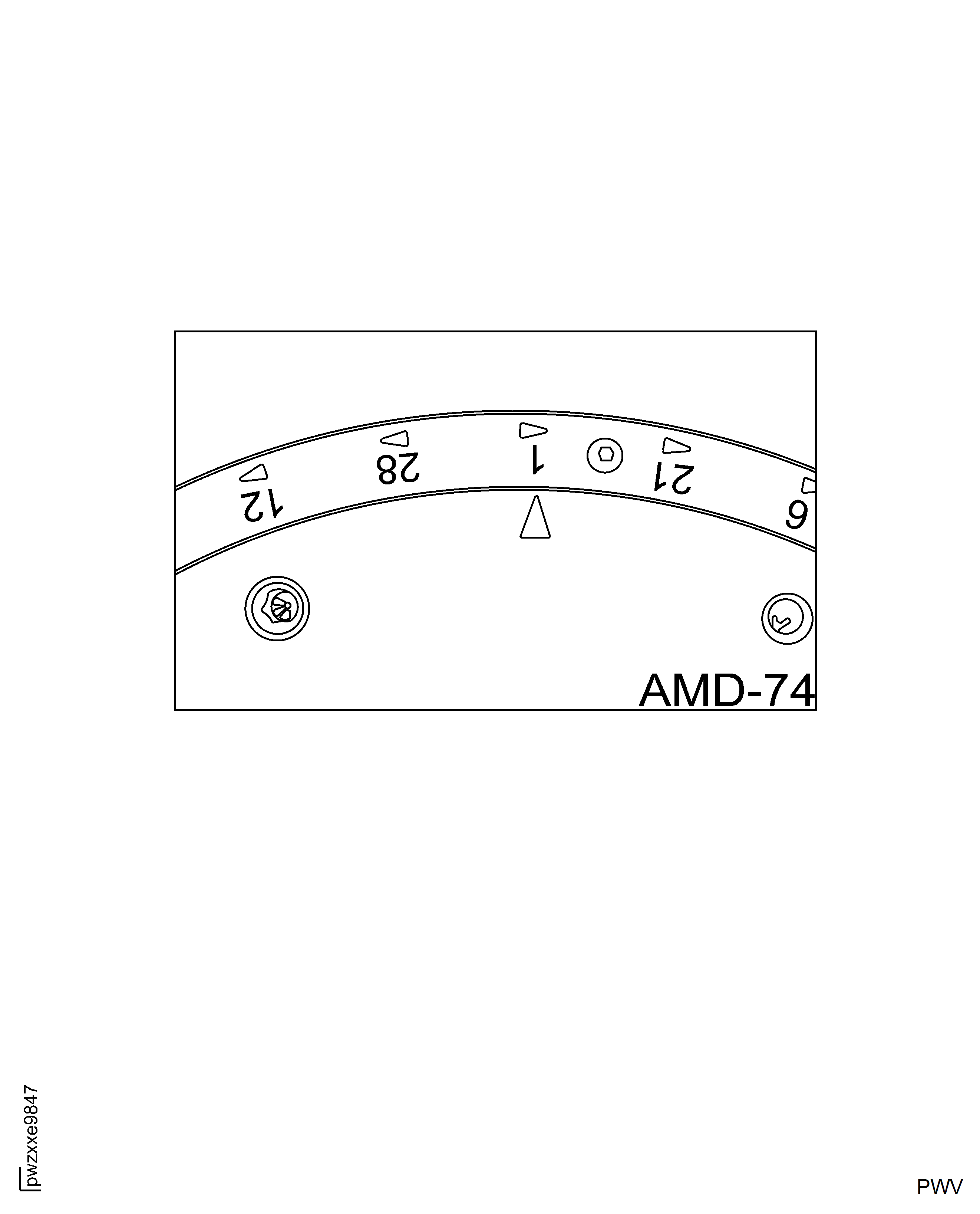 Main Tool Body Position Indicator