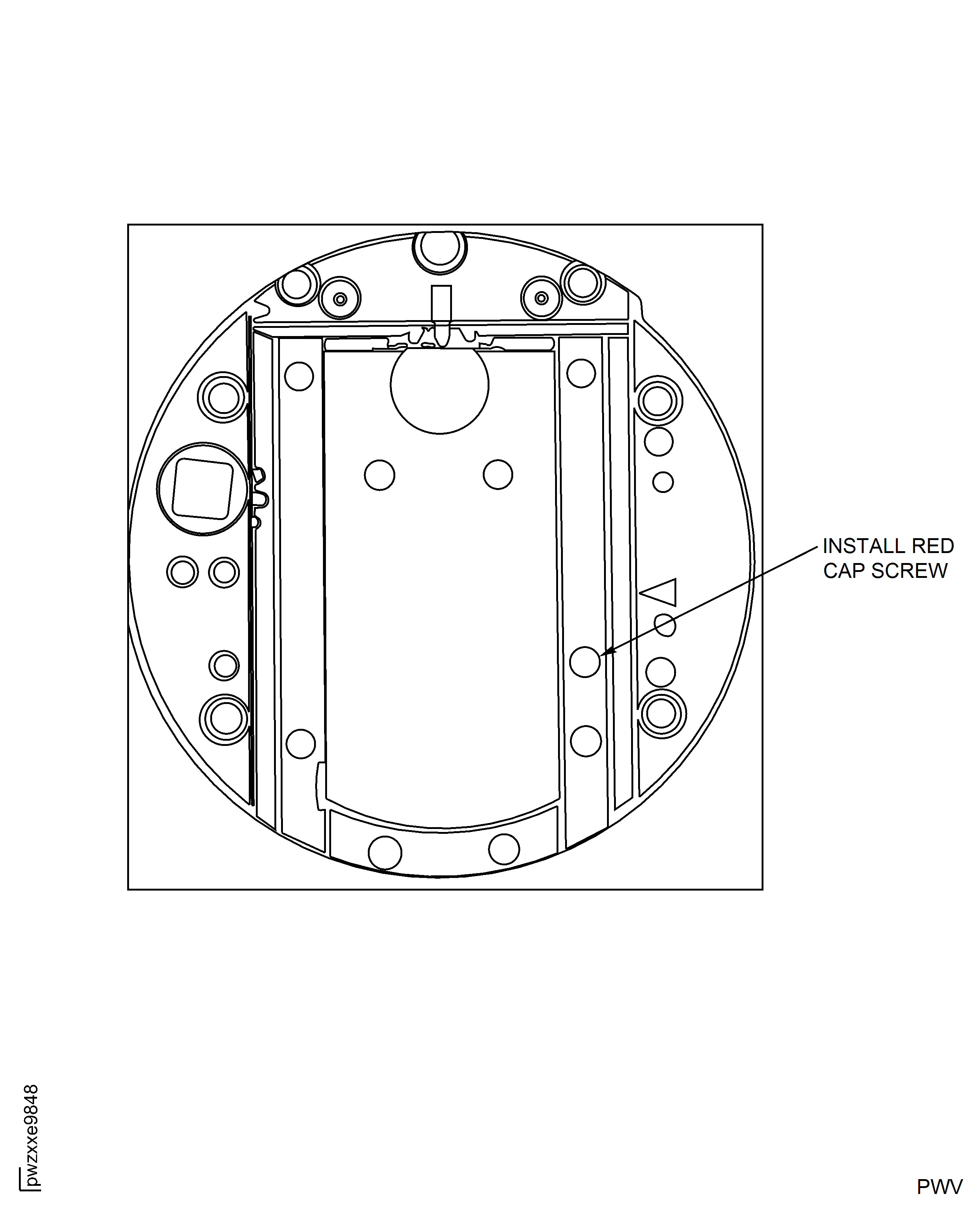Dissasembly "Red" Hold Down Screw