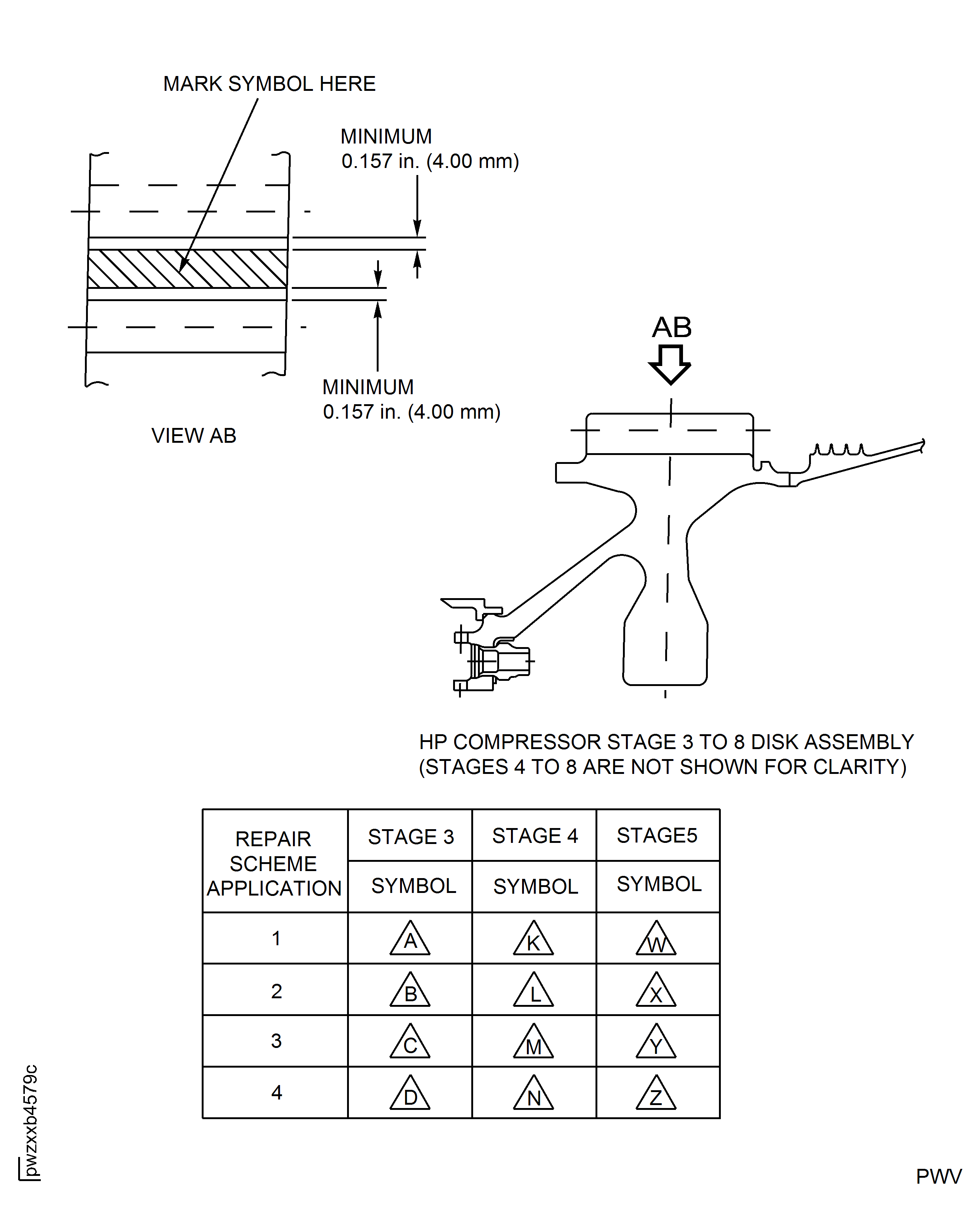 Repair Details and Dimensions