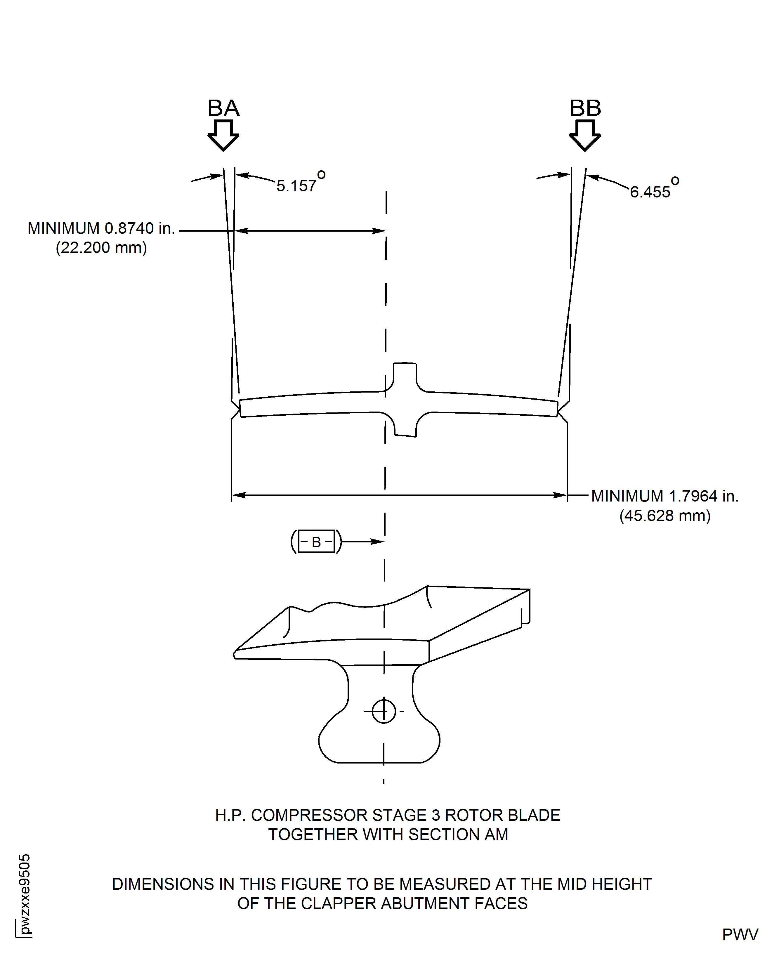 Repair Details And Dimensions - Assembly A And B (Post Machining, Pre-Weld)