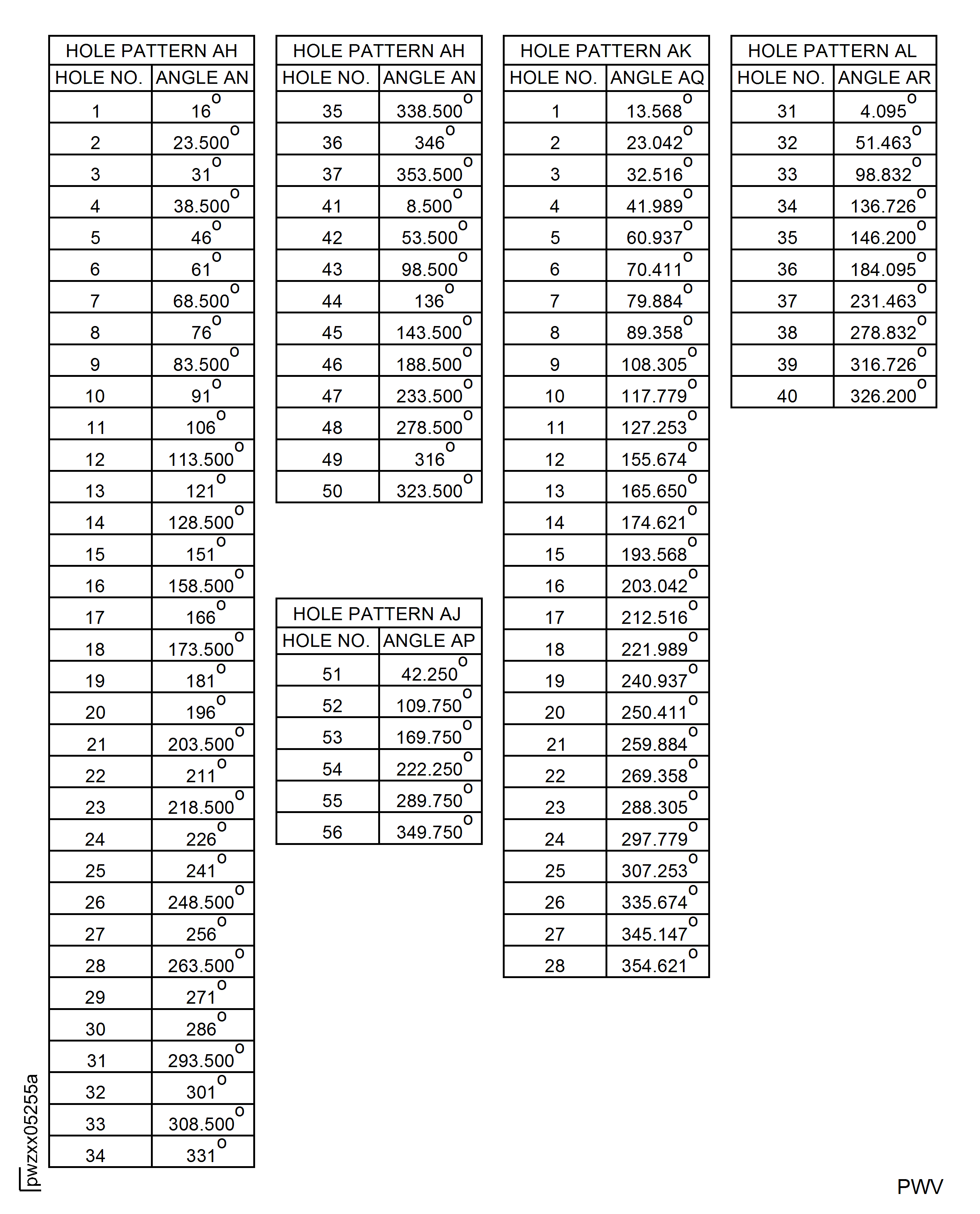 High Pressure (HP) Compressor Stage 8 Rotor Path Case Assembly - Repair Details and Dimensions - Assembly B