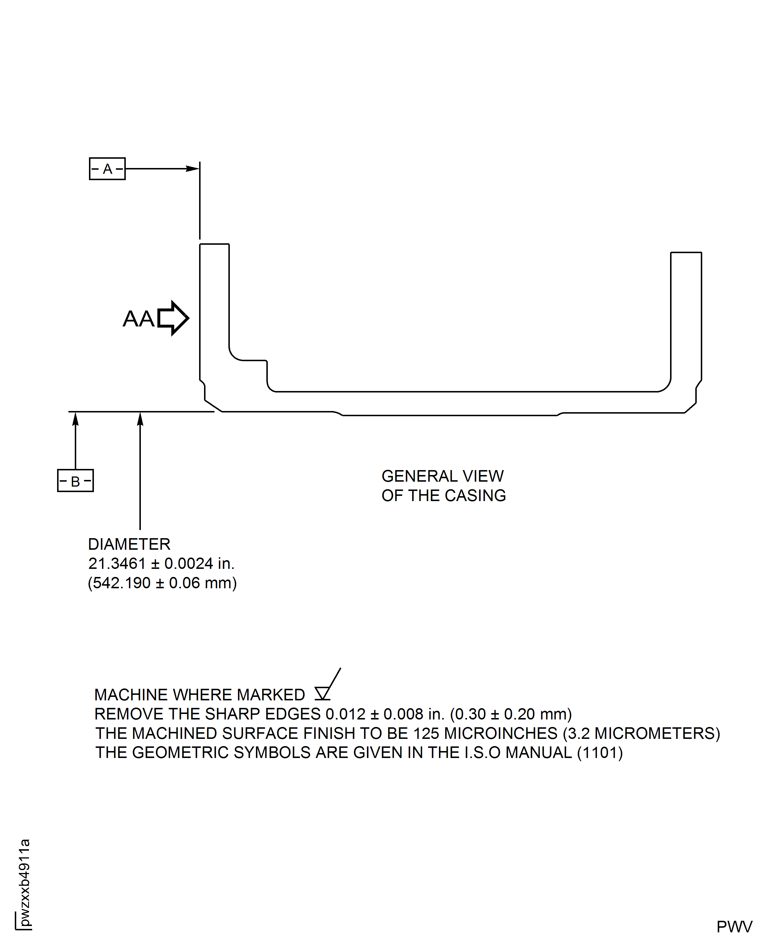 Repair Details and Dimensions - Assembly B