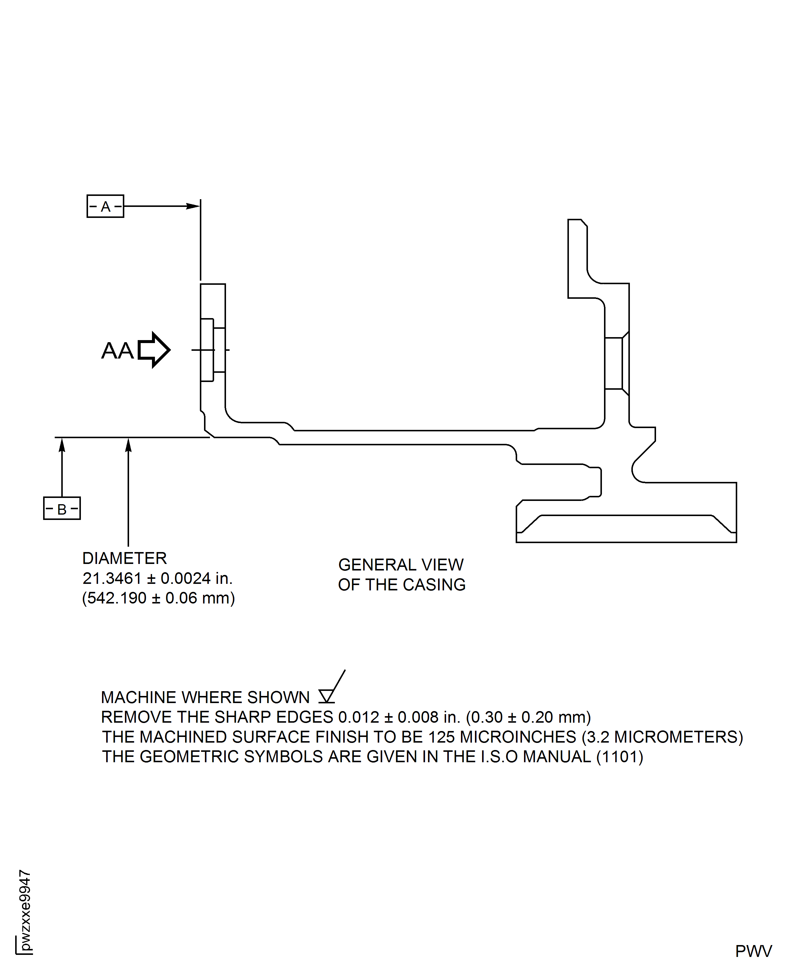 Repair Details and Dimensions - Assembly D