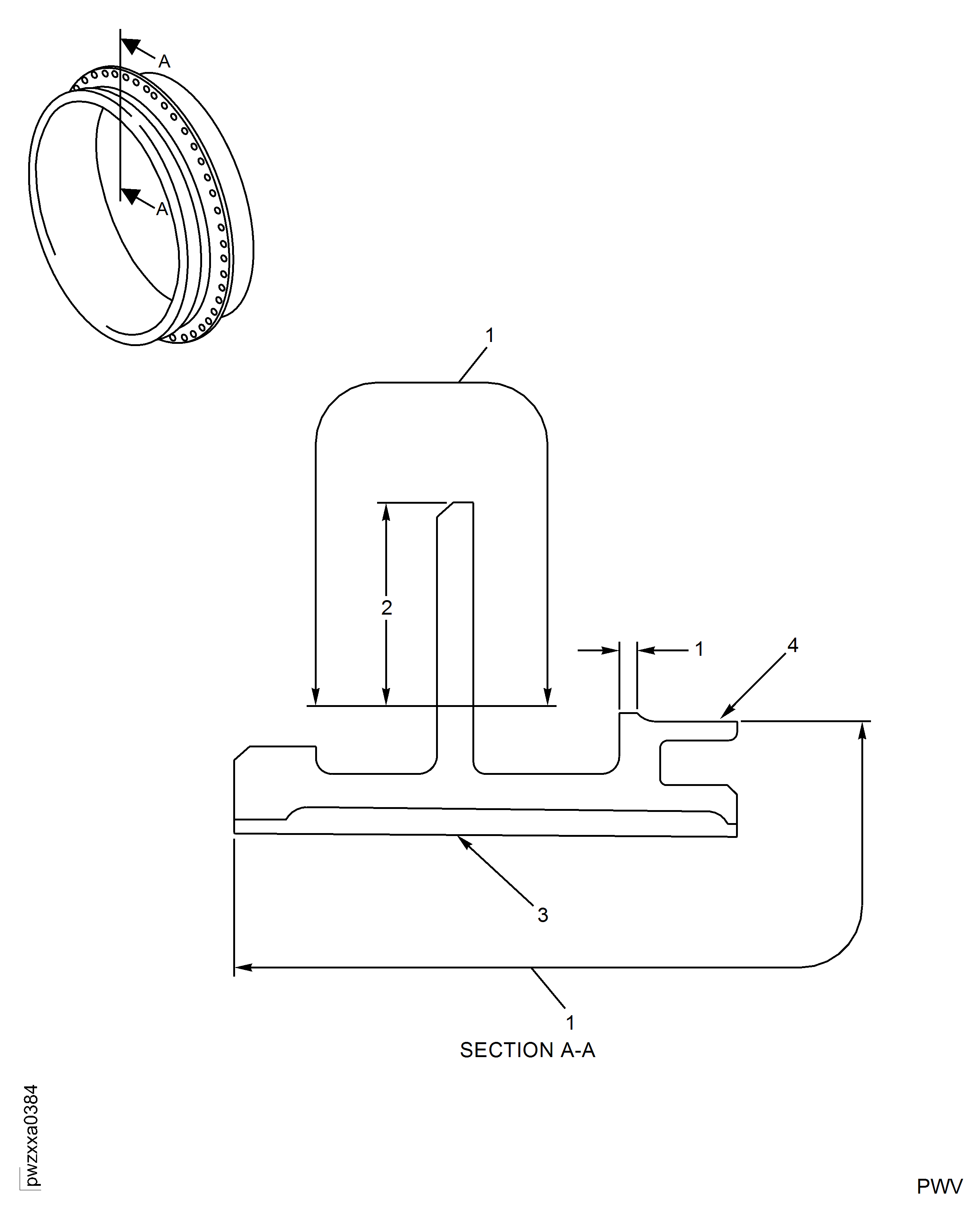 Areas To Be Masked. Dry Abrasive Blast And Coat Not Allowed In These Areas And Holes.
