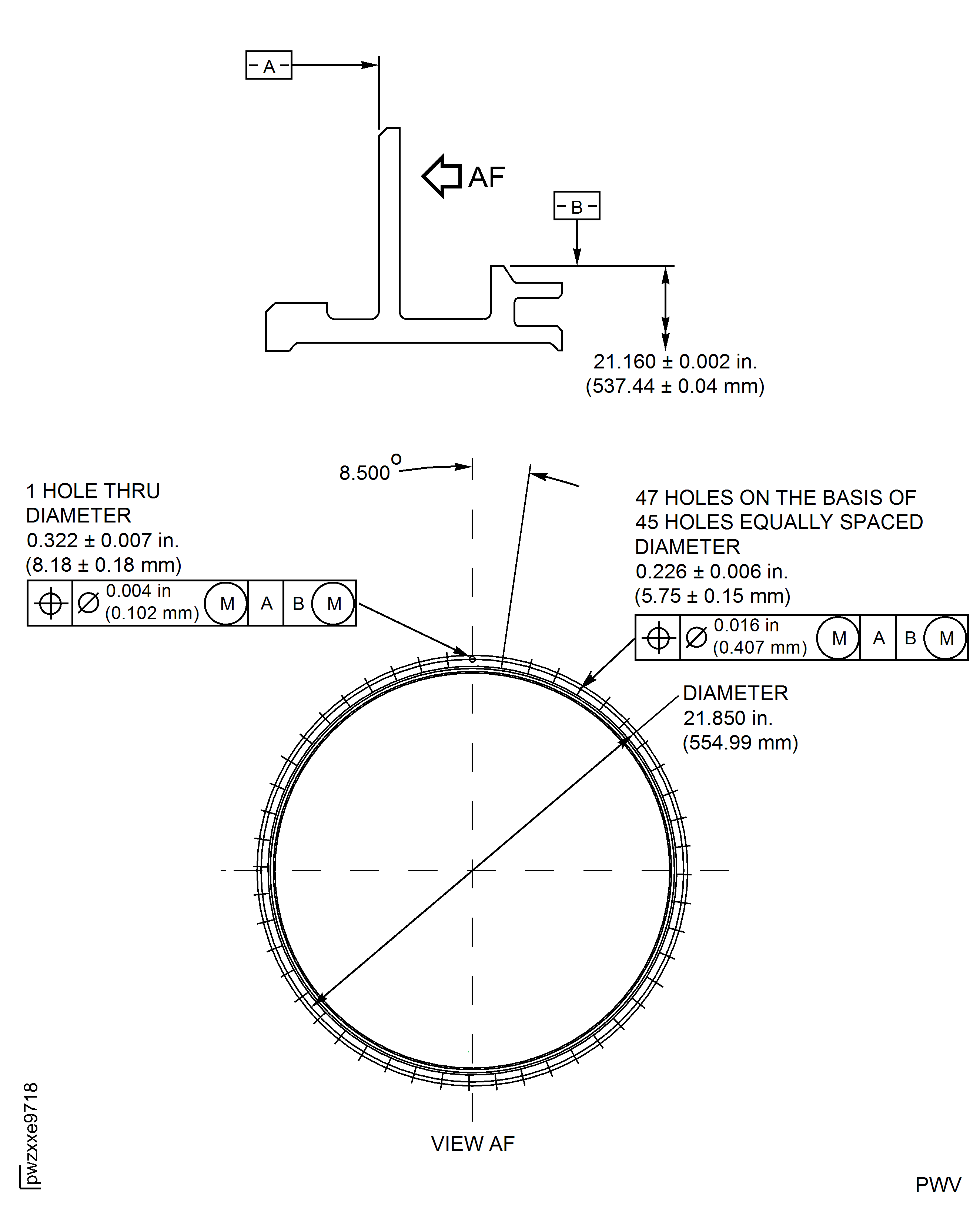 Repair Details and Dimensions - Assembly A