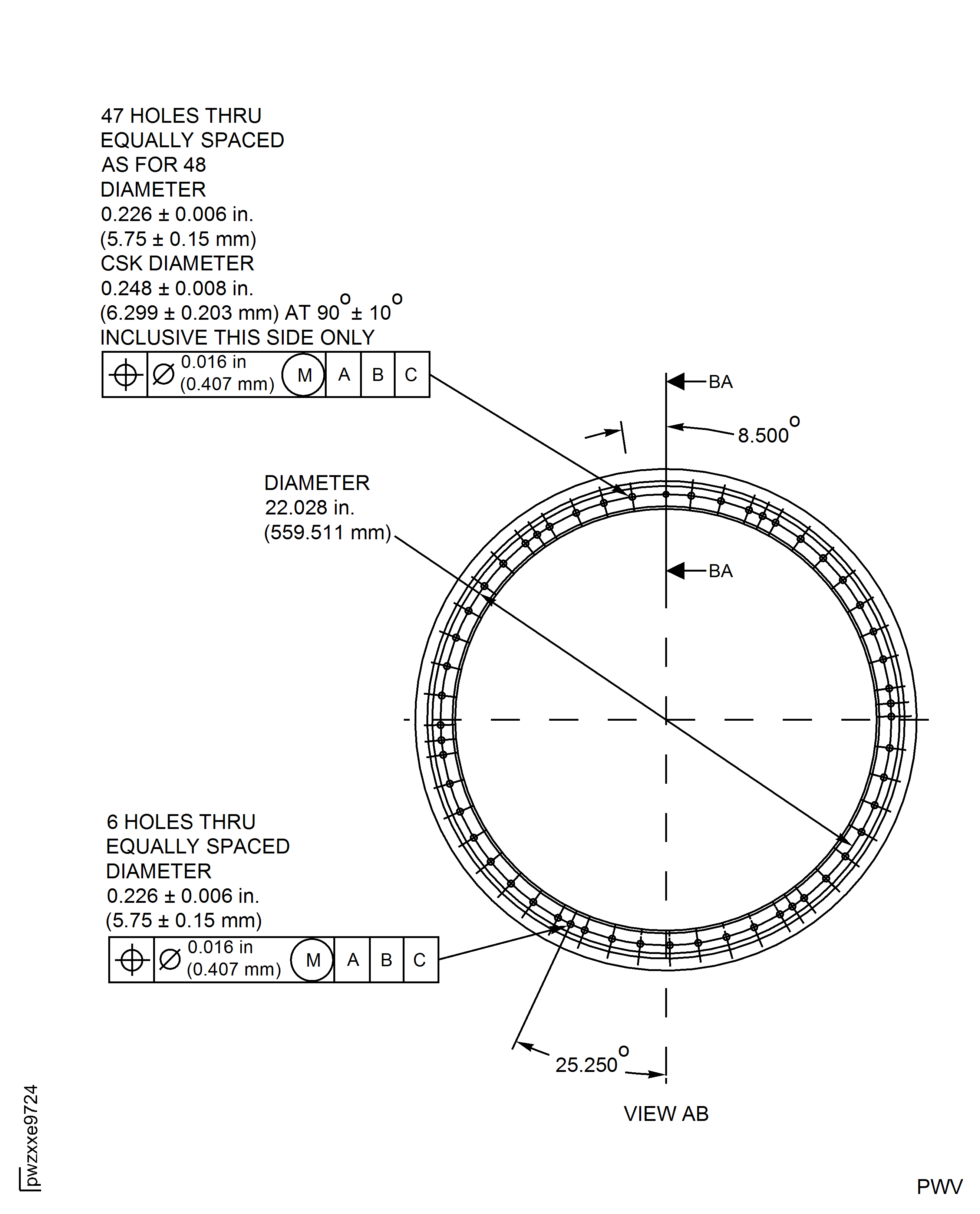 Repair Details and Dimensions - Assembly D