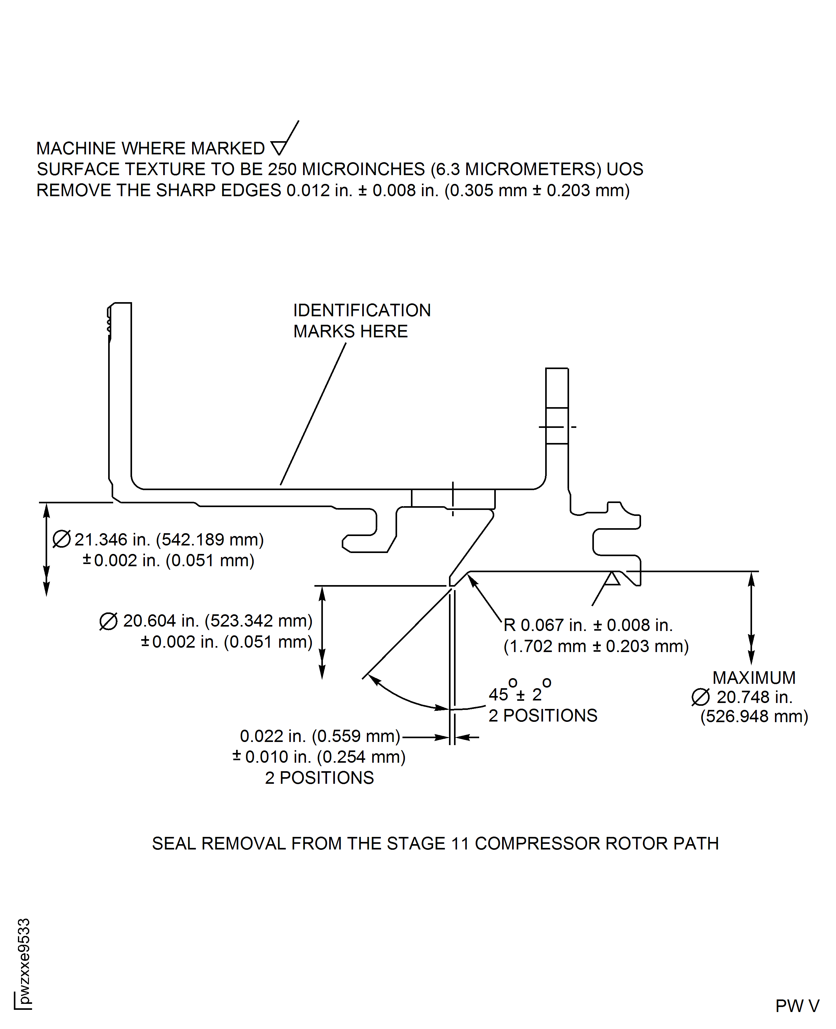 Repair Details and Dimensions - Assembly D