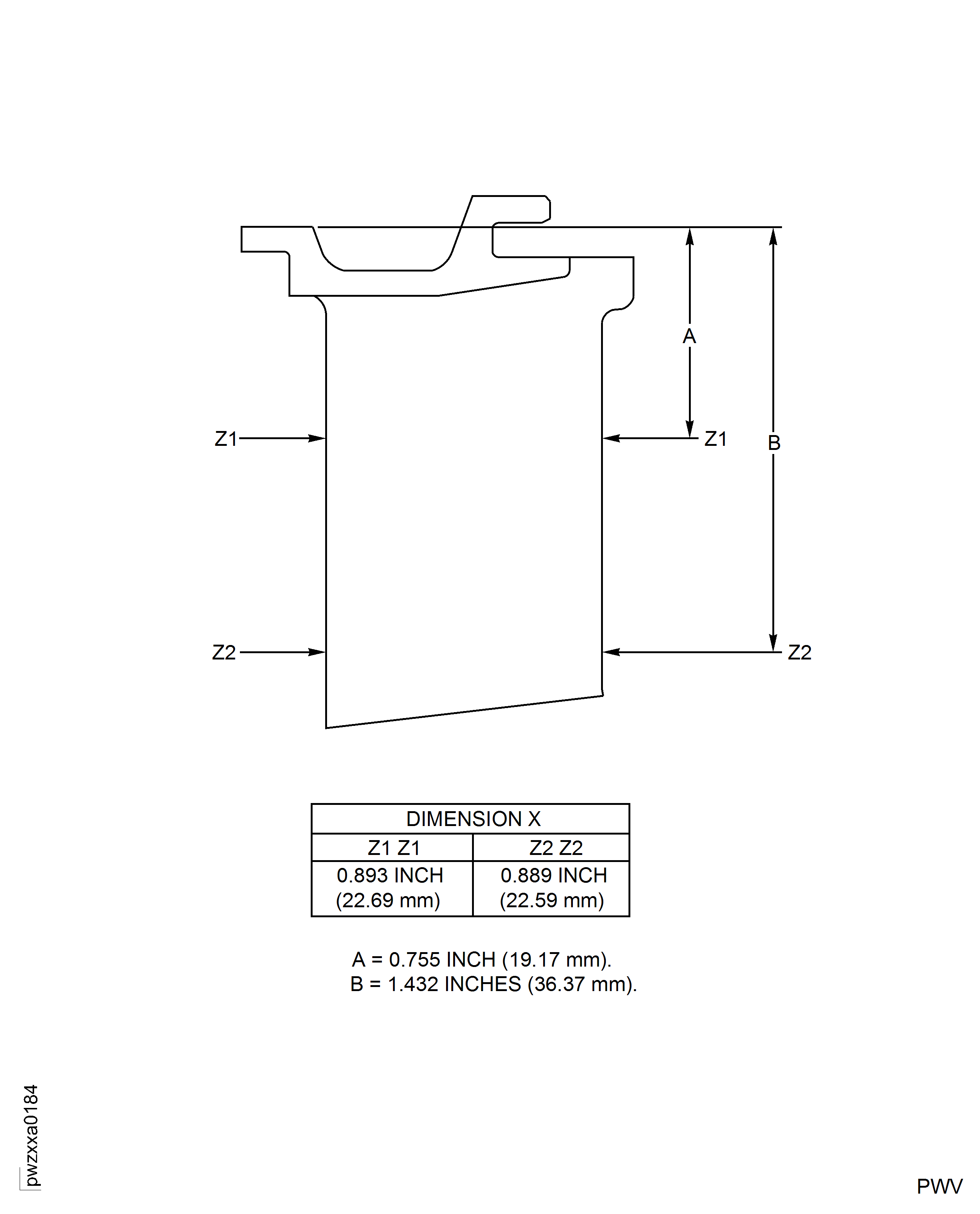 Stage 7 Stator Vanes - Chordal Checks
