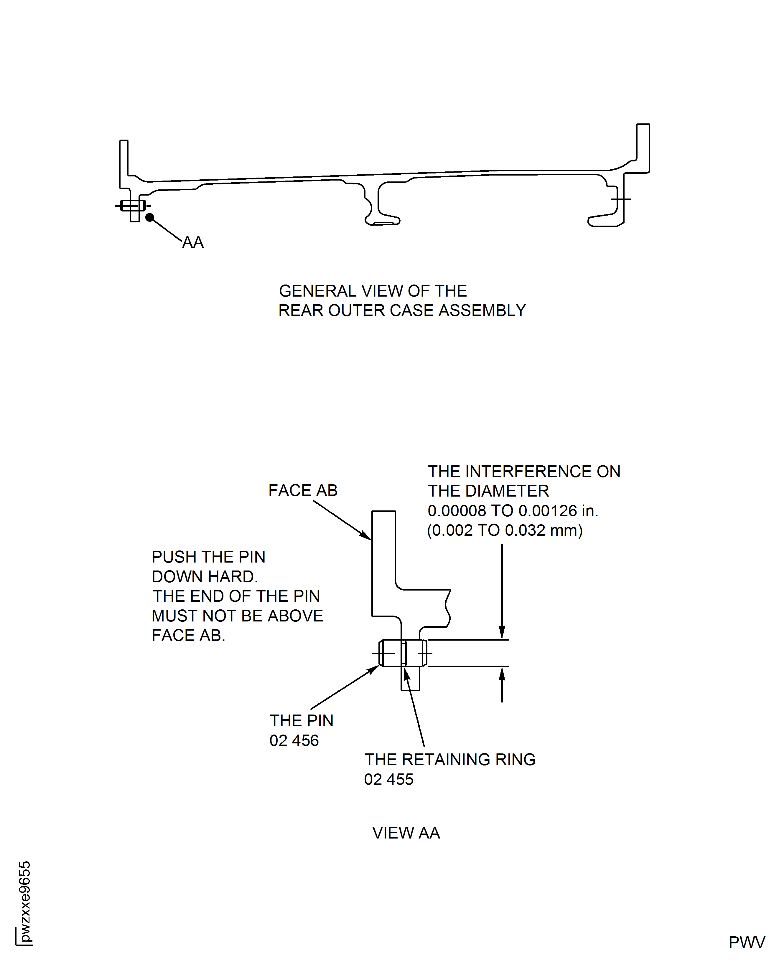 Repair Details and Dimensions - Assembly B
