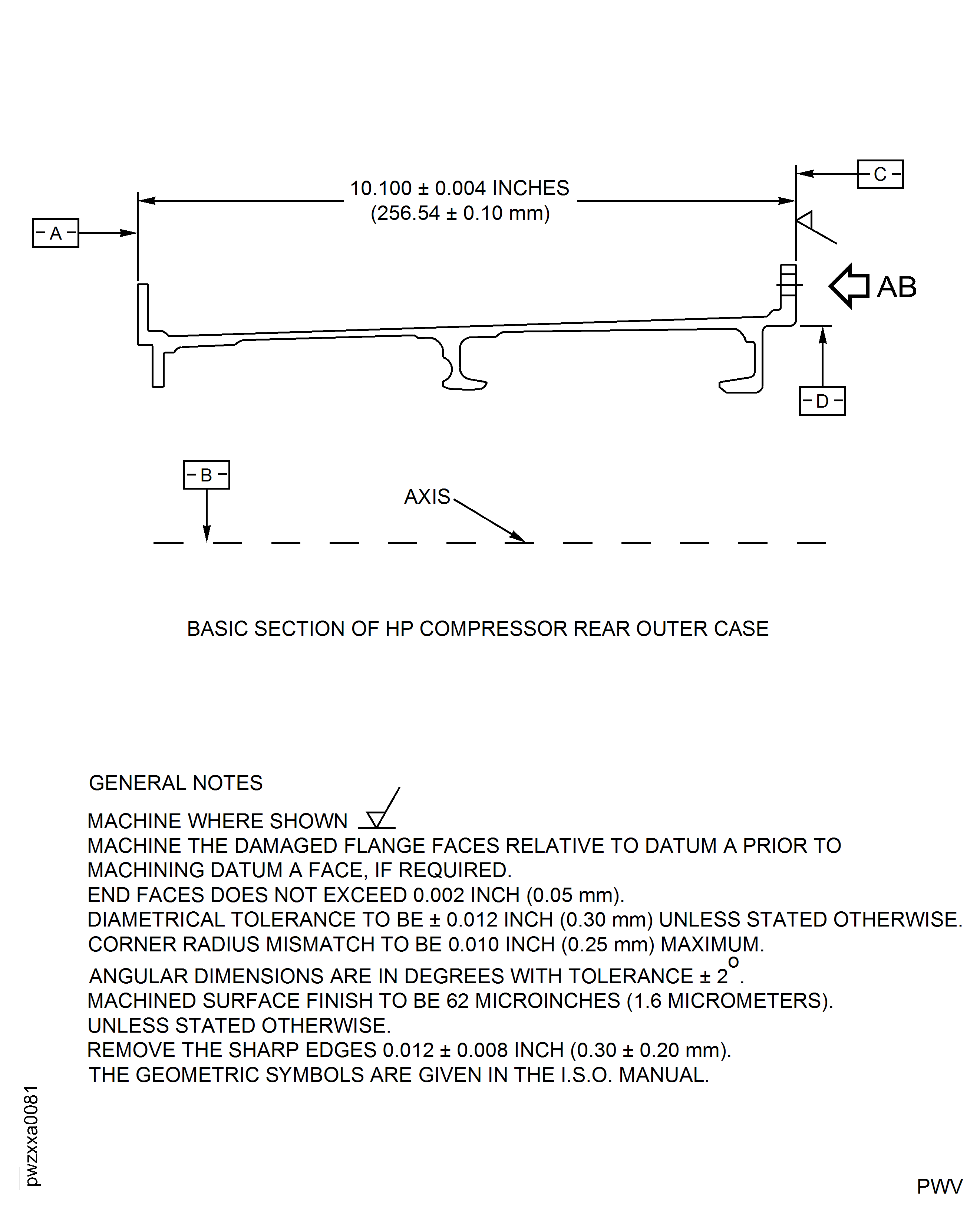 Repair Details and Dimensions - Assembly B