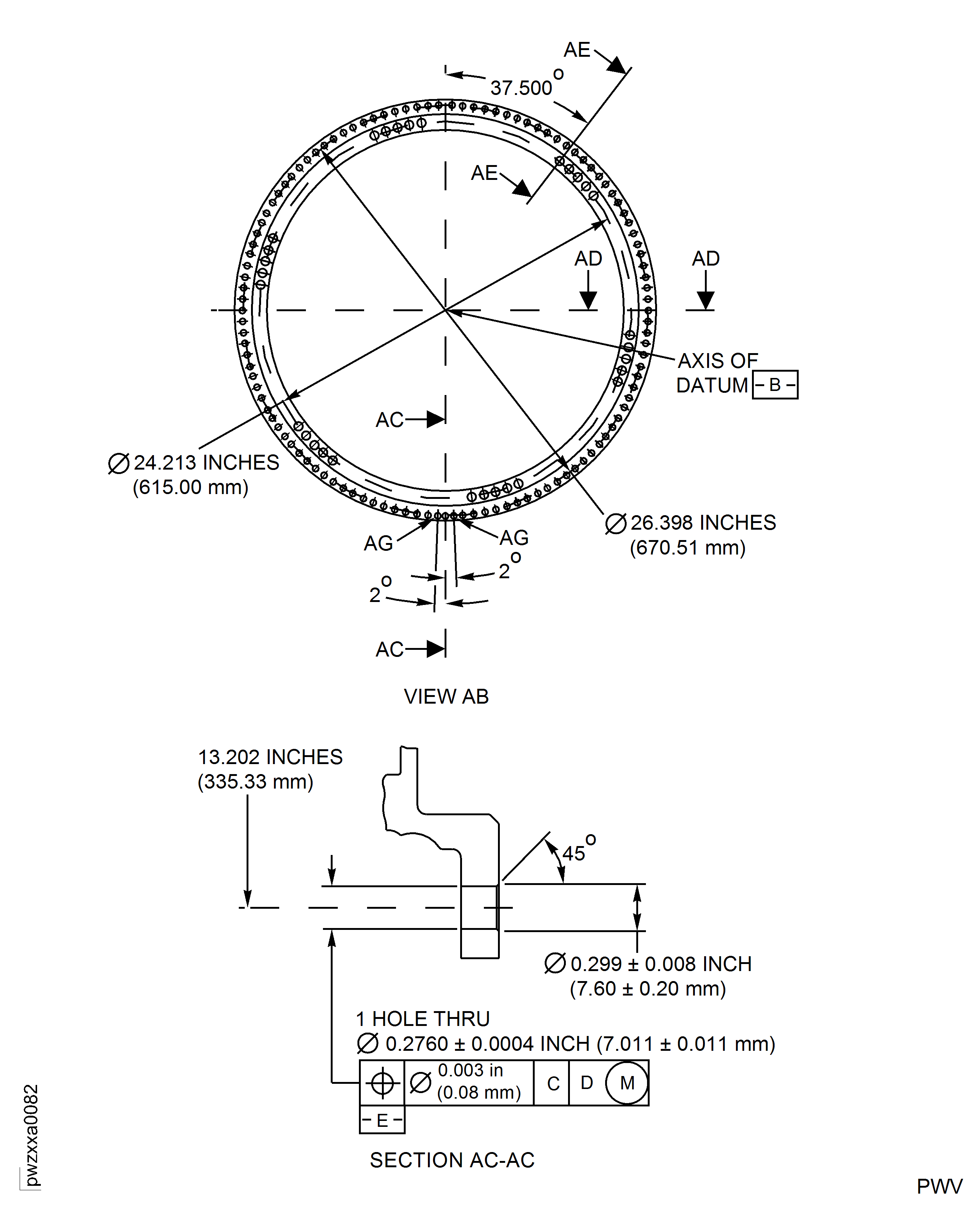 Repair Details and Dimensions - Assembly B
