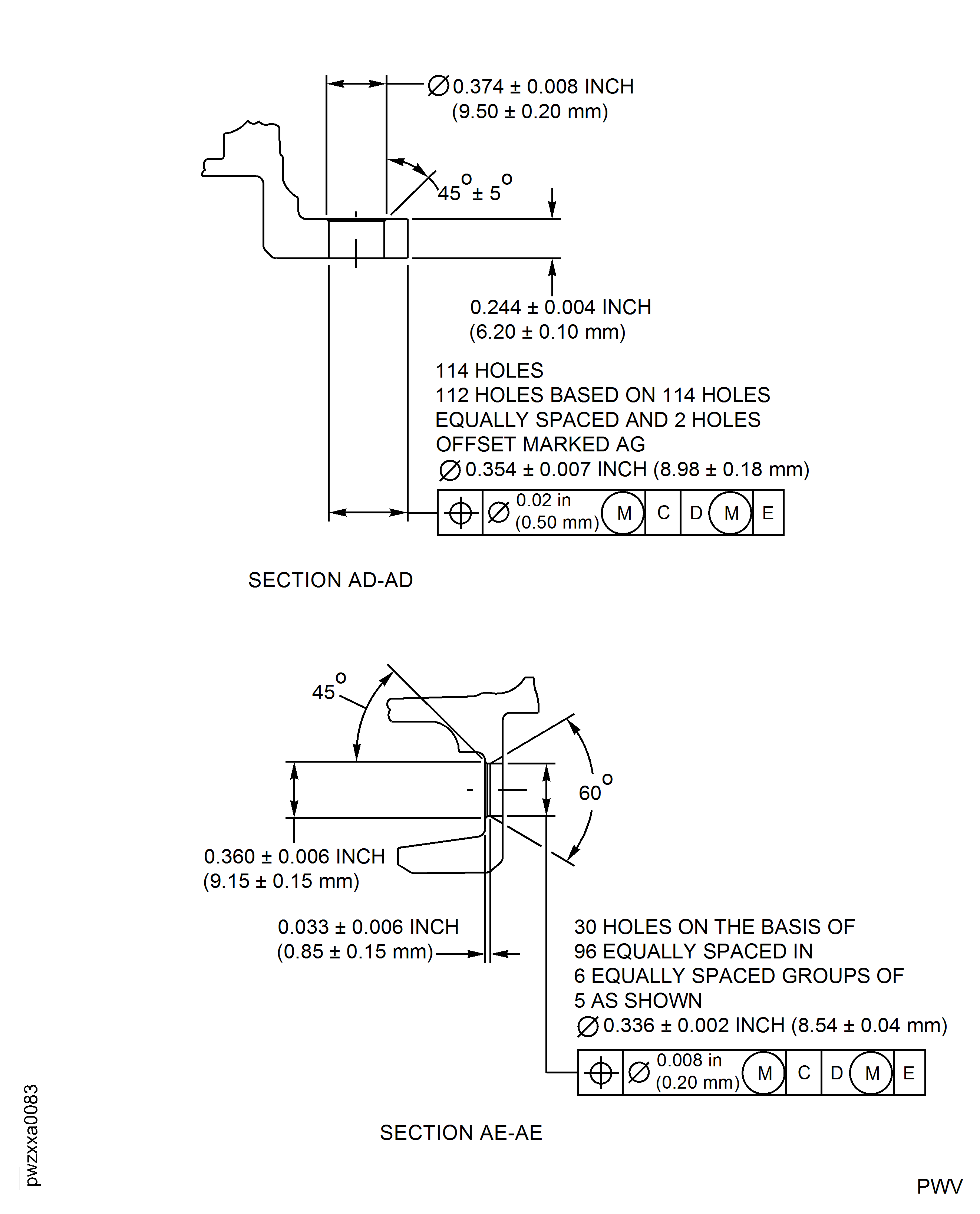Repair Details and Dimensions - Assembly B