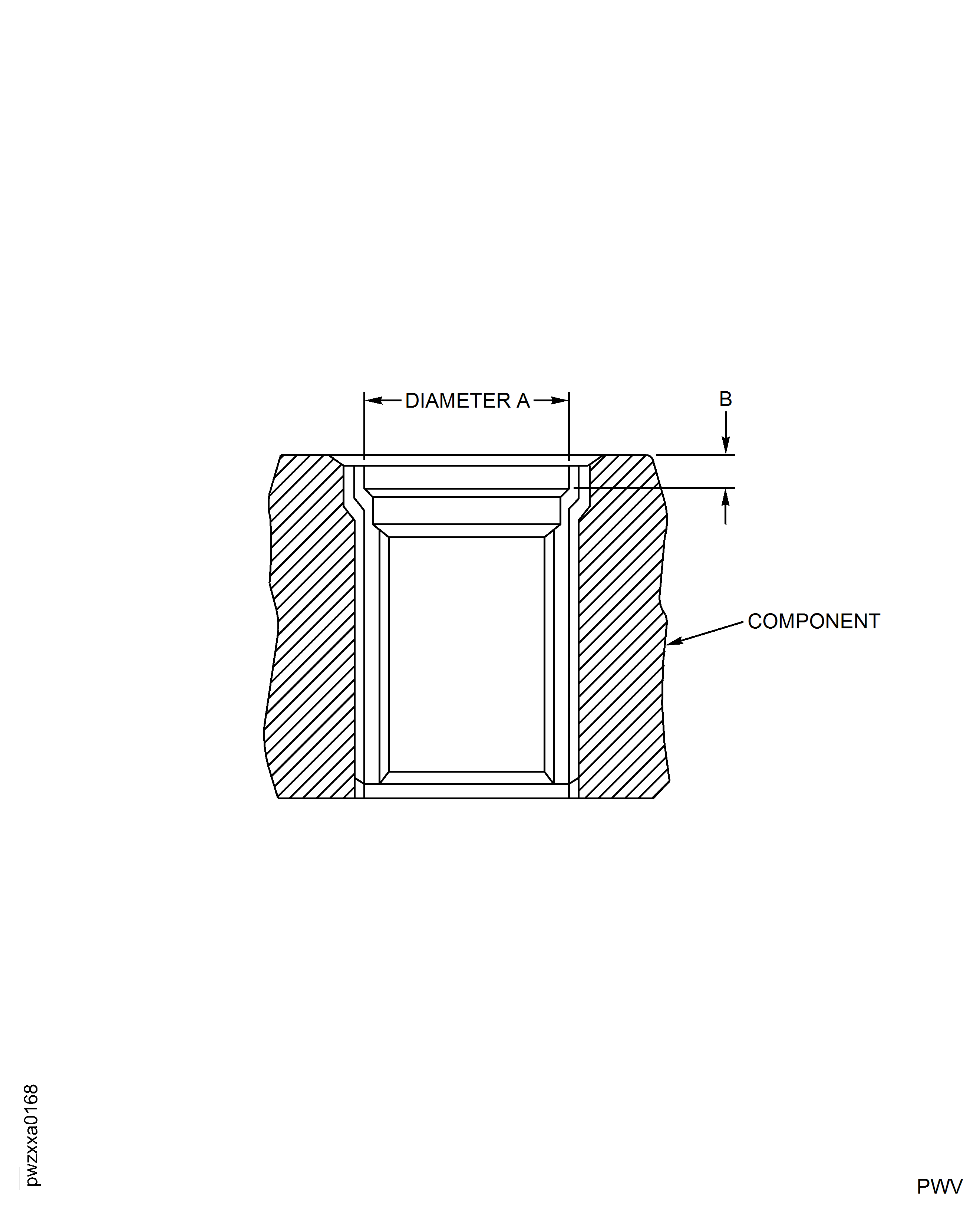 Case Assembly, Rear Outer - Repair Details and Dimensions
