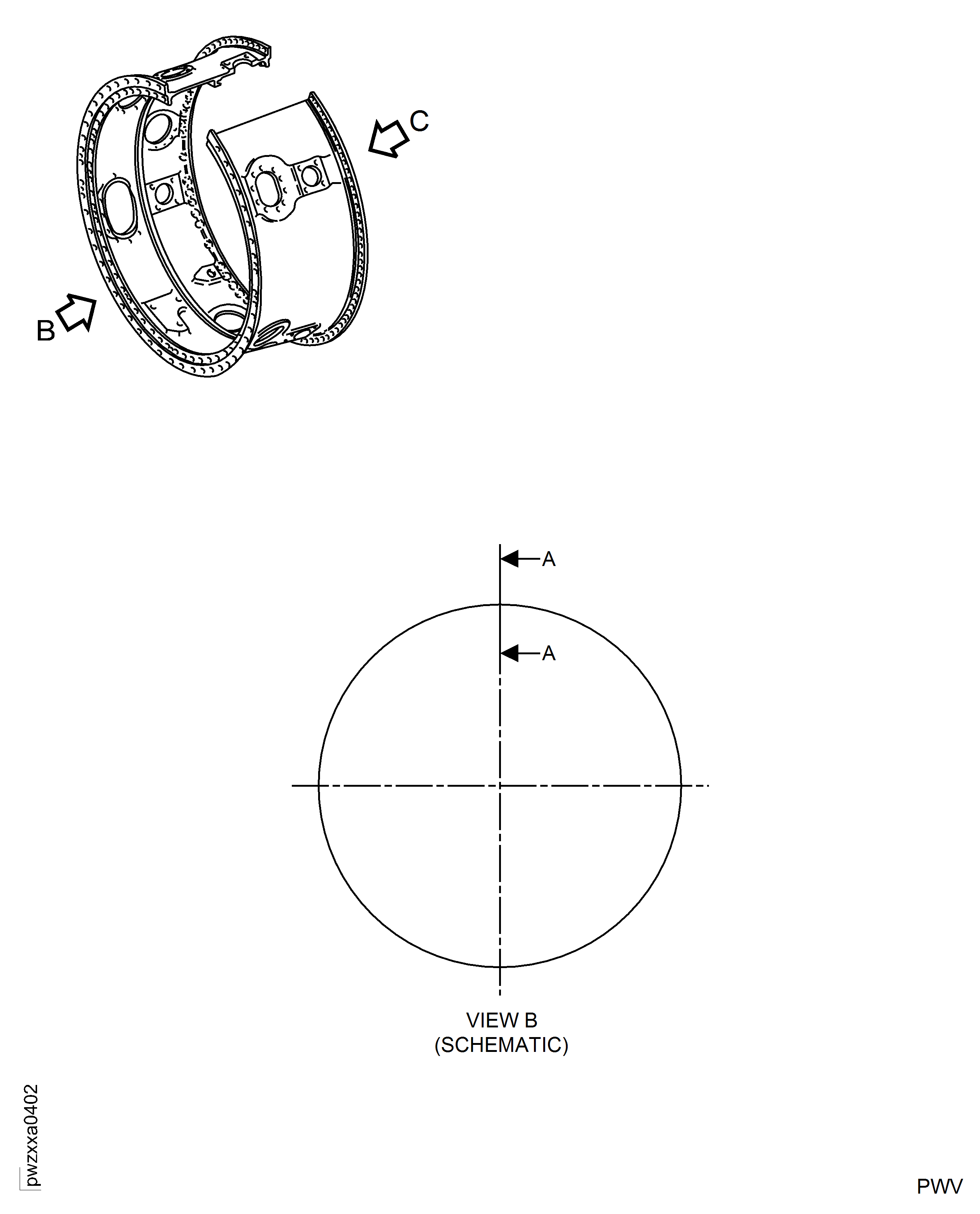 (1) Area To Be Masked. Dry Abrasive Blast And Coat Not Allowed In These Areas And Holes.