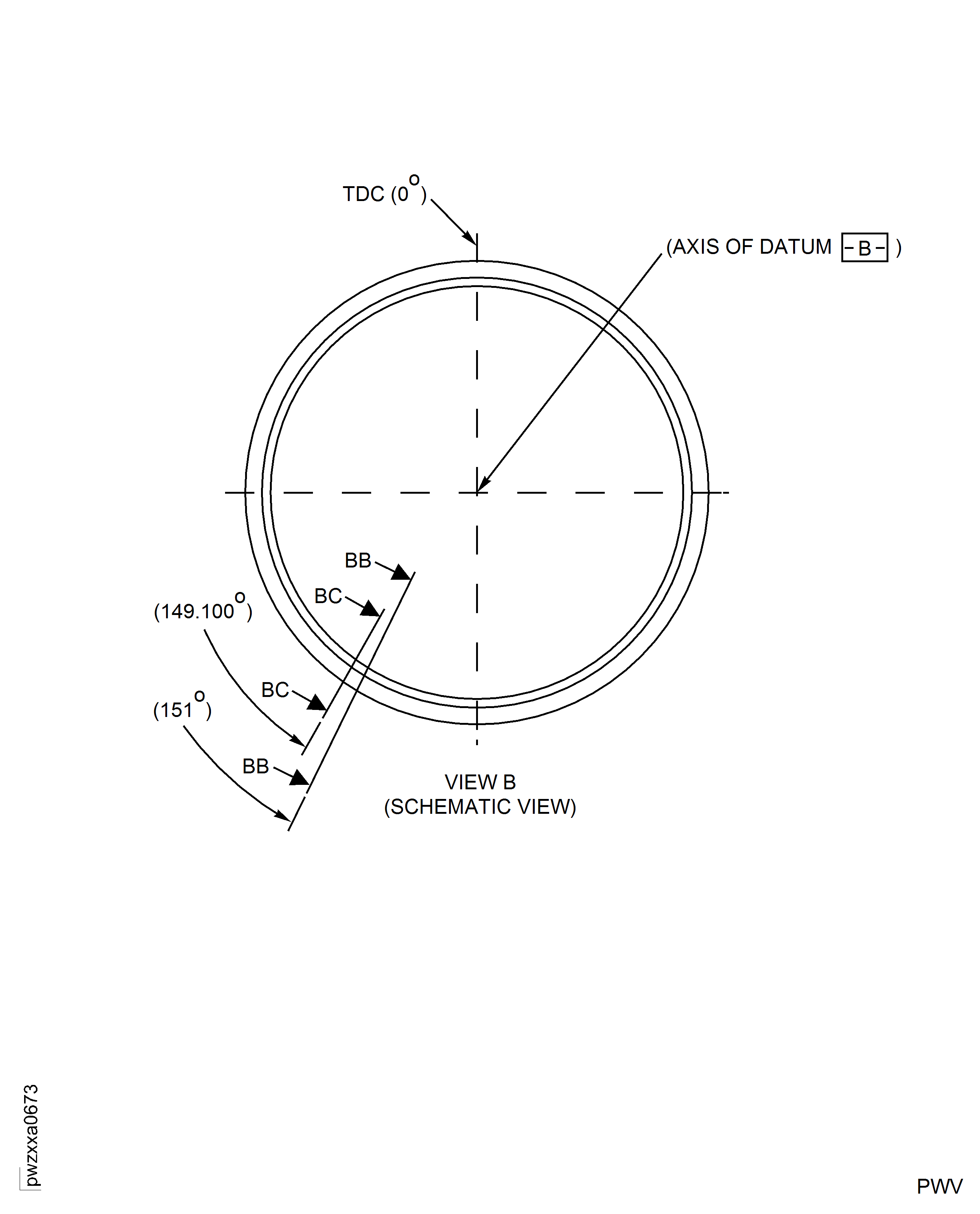 HPC Rear Outer Case, Stage 7 Borescope Hole Damage, Weld Repair, Repair-020 (VRS9525)