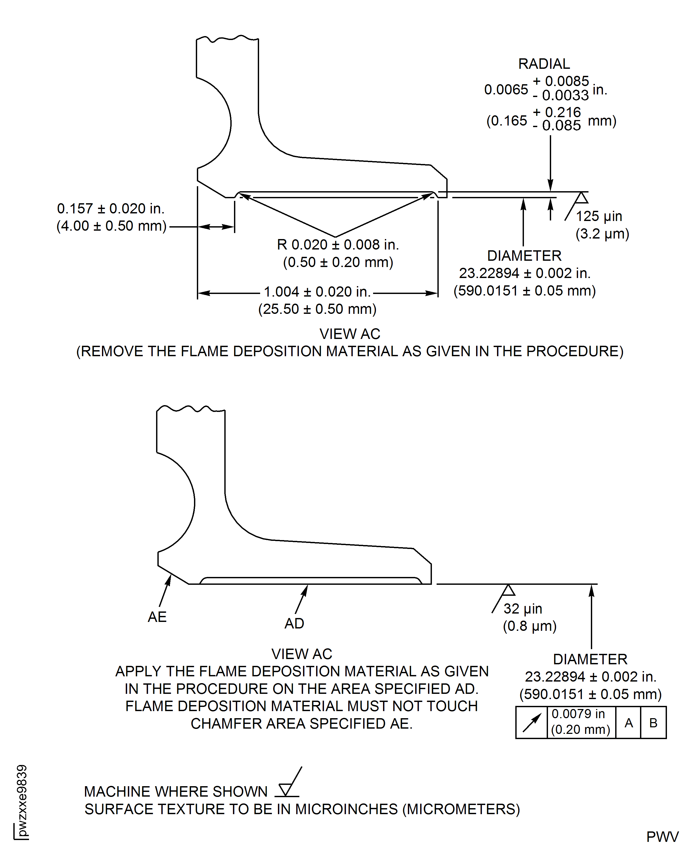 Repair Details and Dimensions