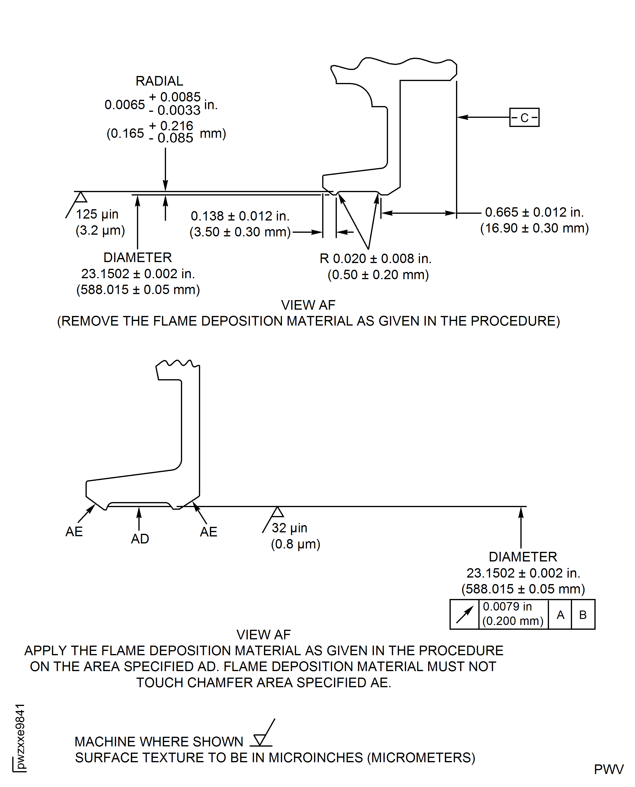 Repair Details and Dimensions