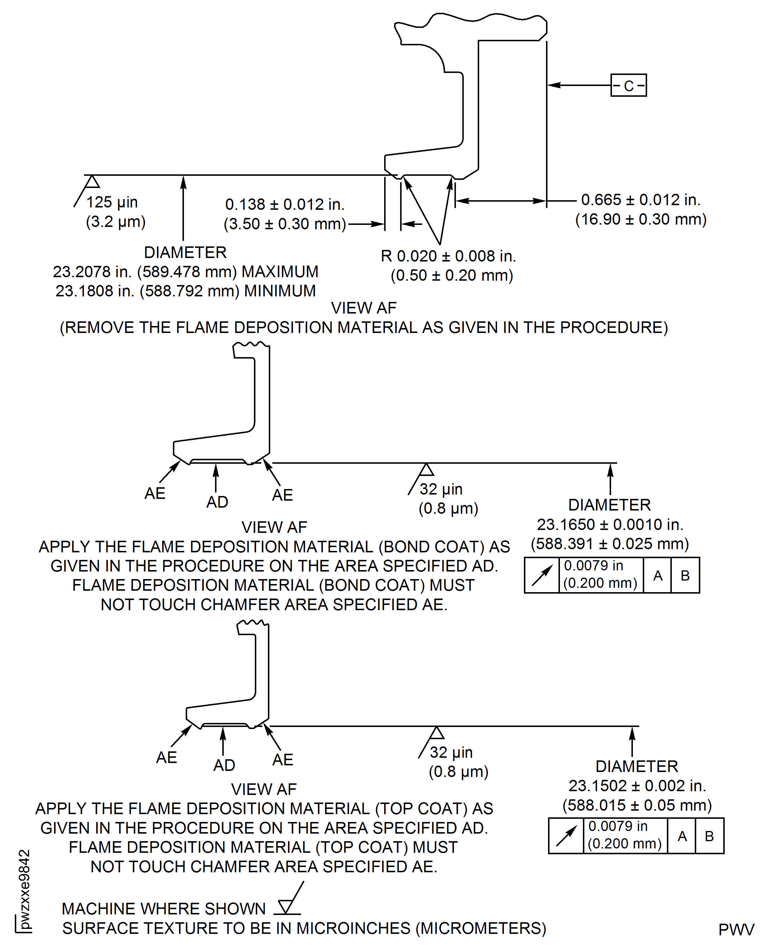 Repair Details and Dimensions