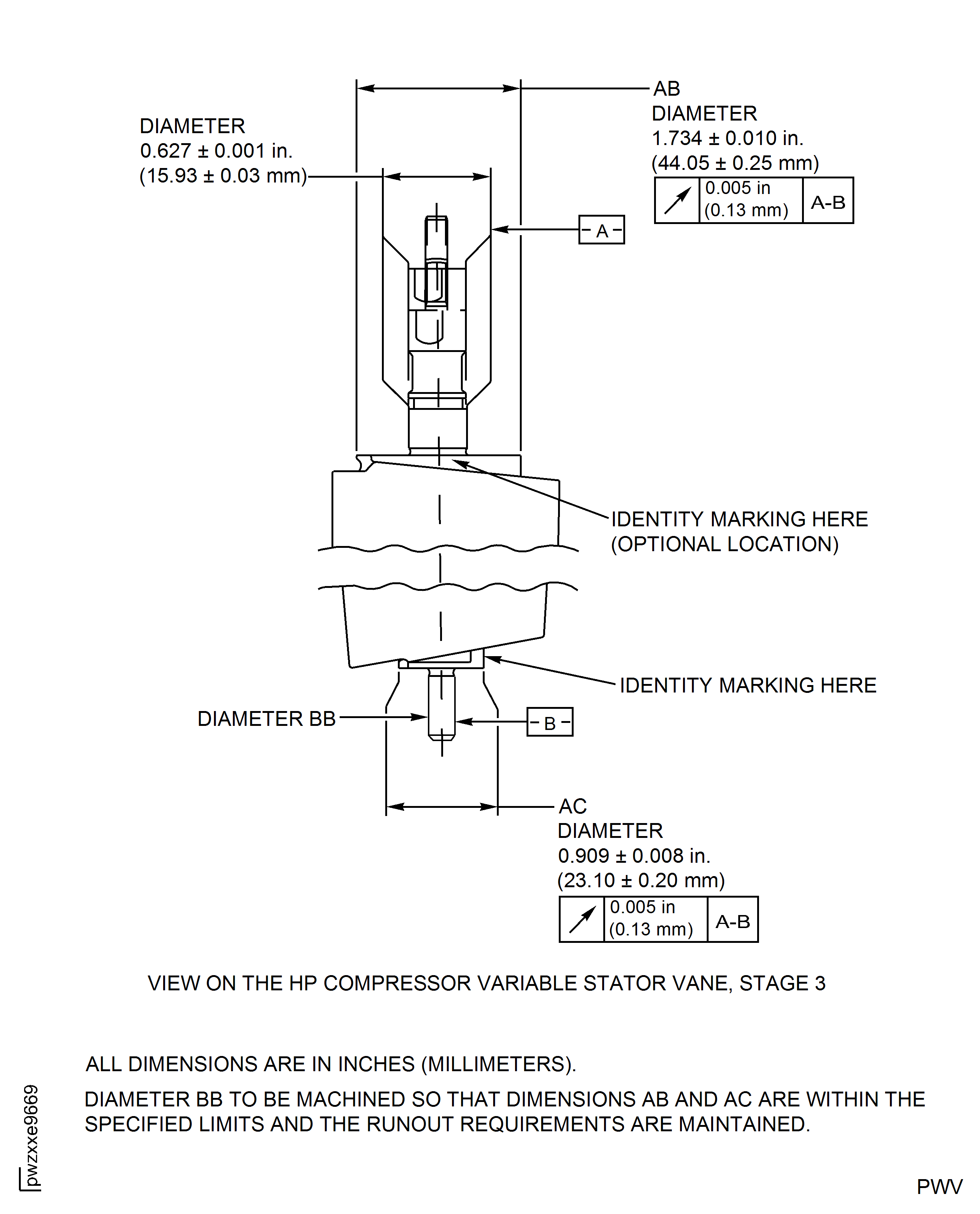 Repair Details and Dimensions - Assembly H and K