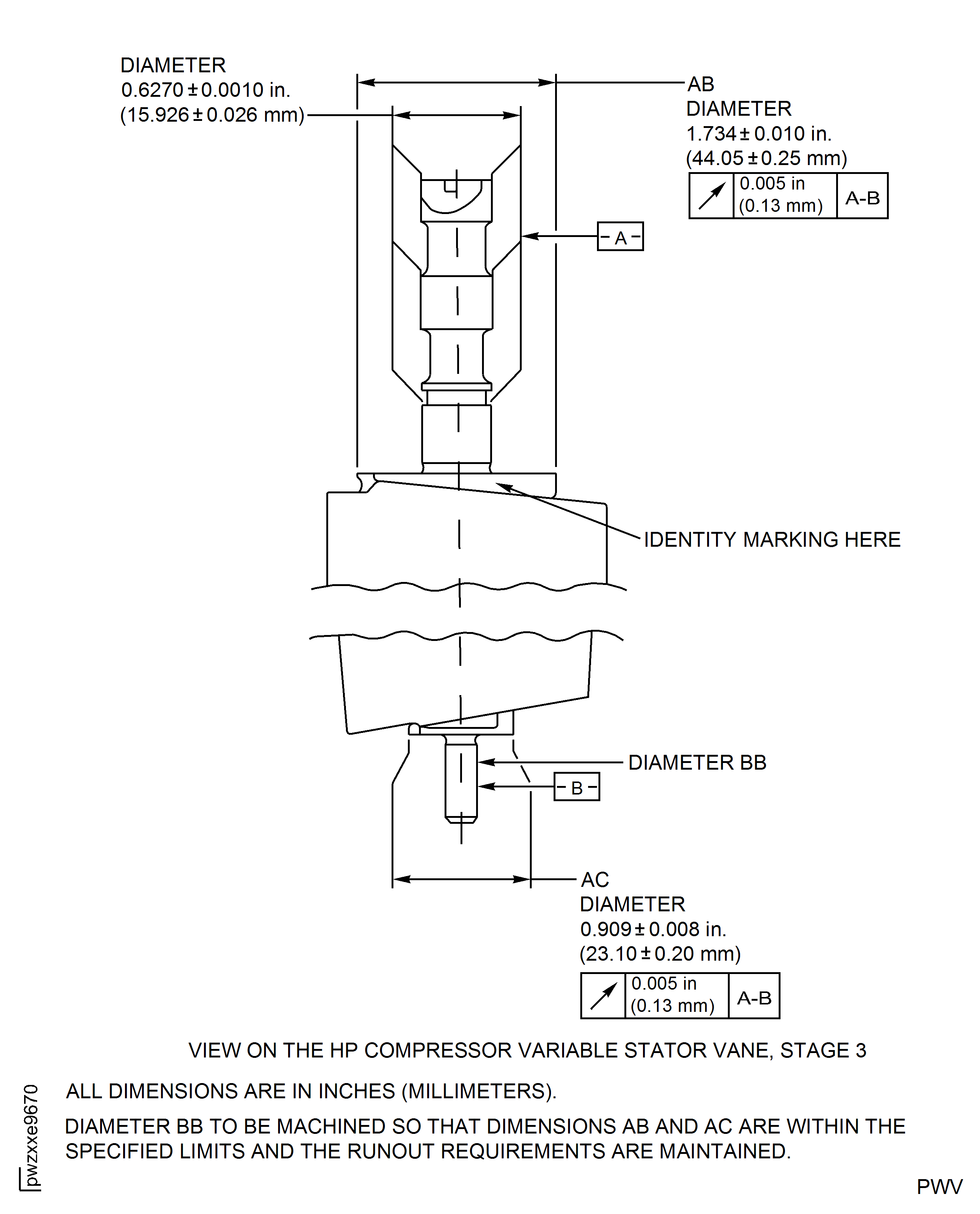 Repair Details and Dimensions - Assembly L