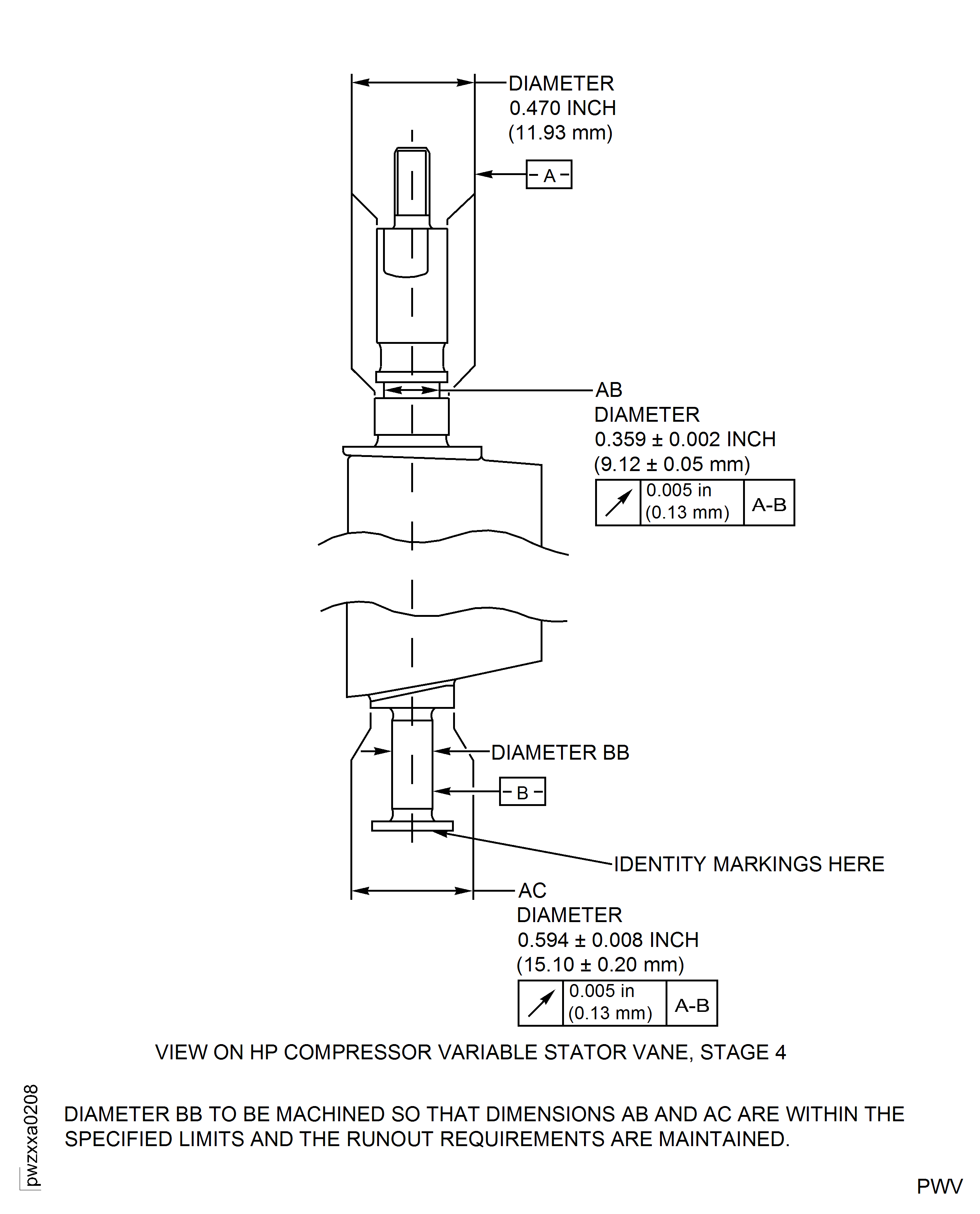 Repair Details and Dimensions - Assembly C