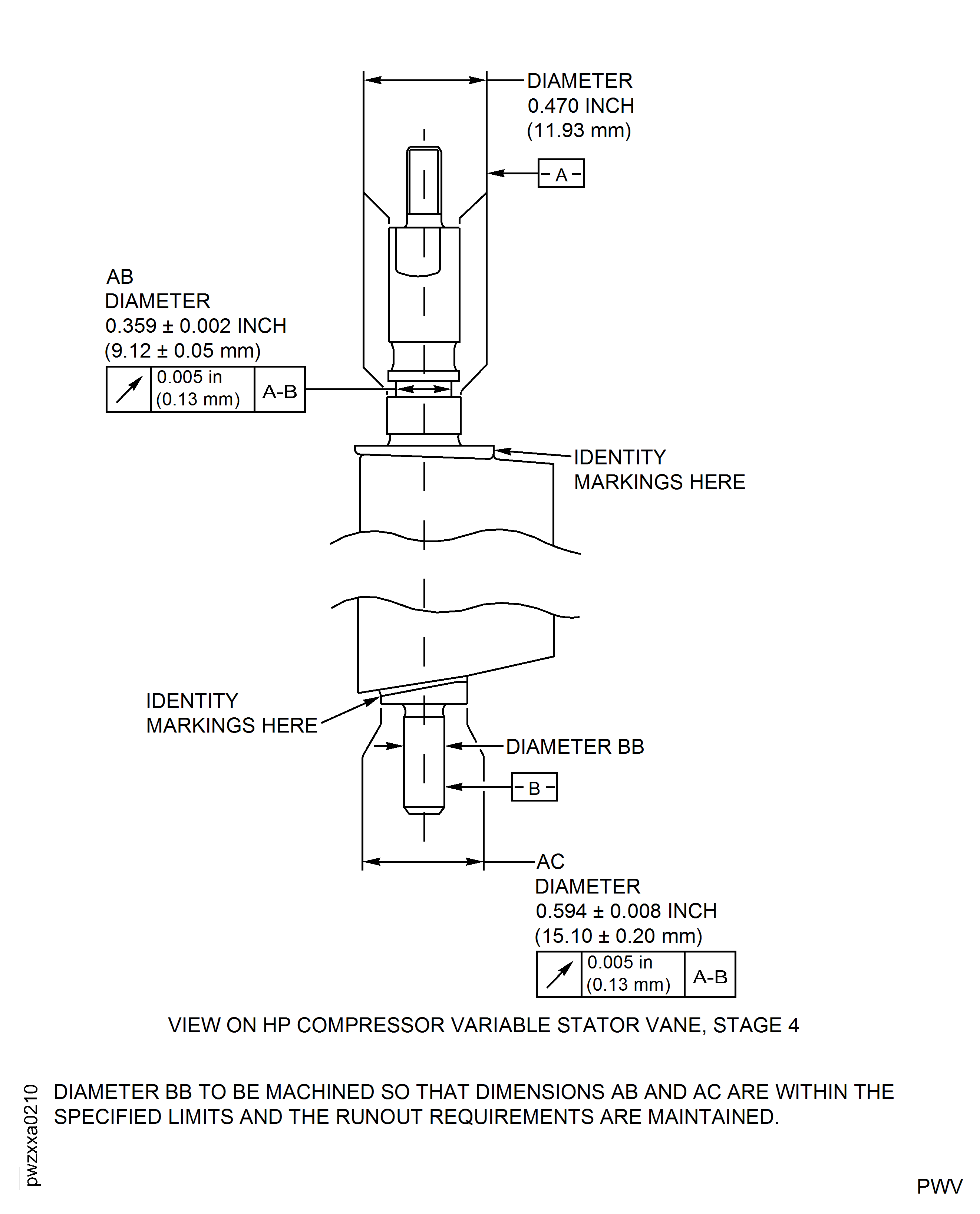 Repair Details and Dimensions - Assembly F