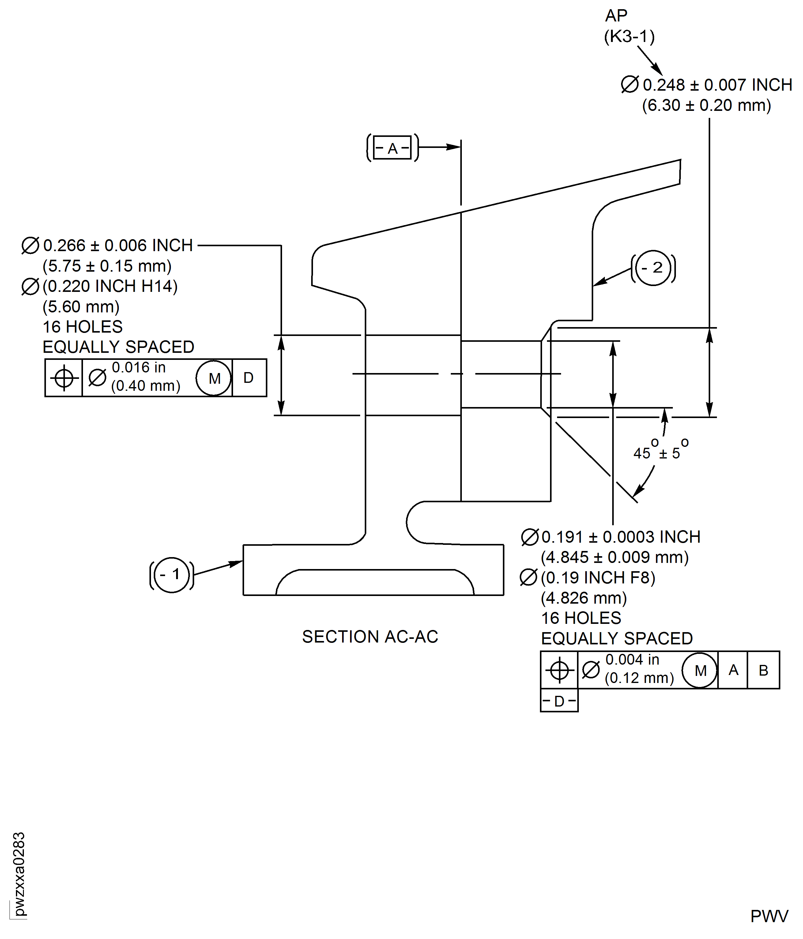 Details to Machine the Stage 5 Half Shroud Assembly - Assembly B