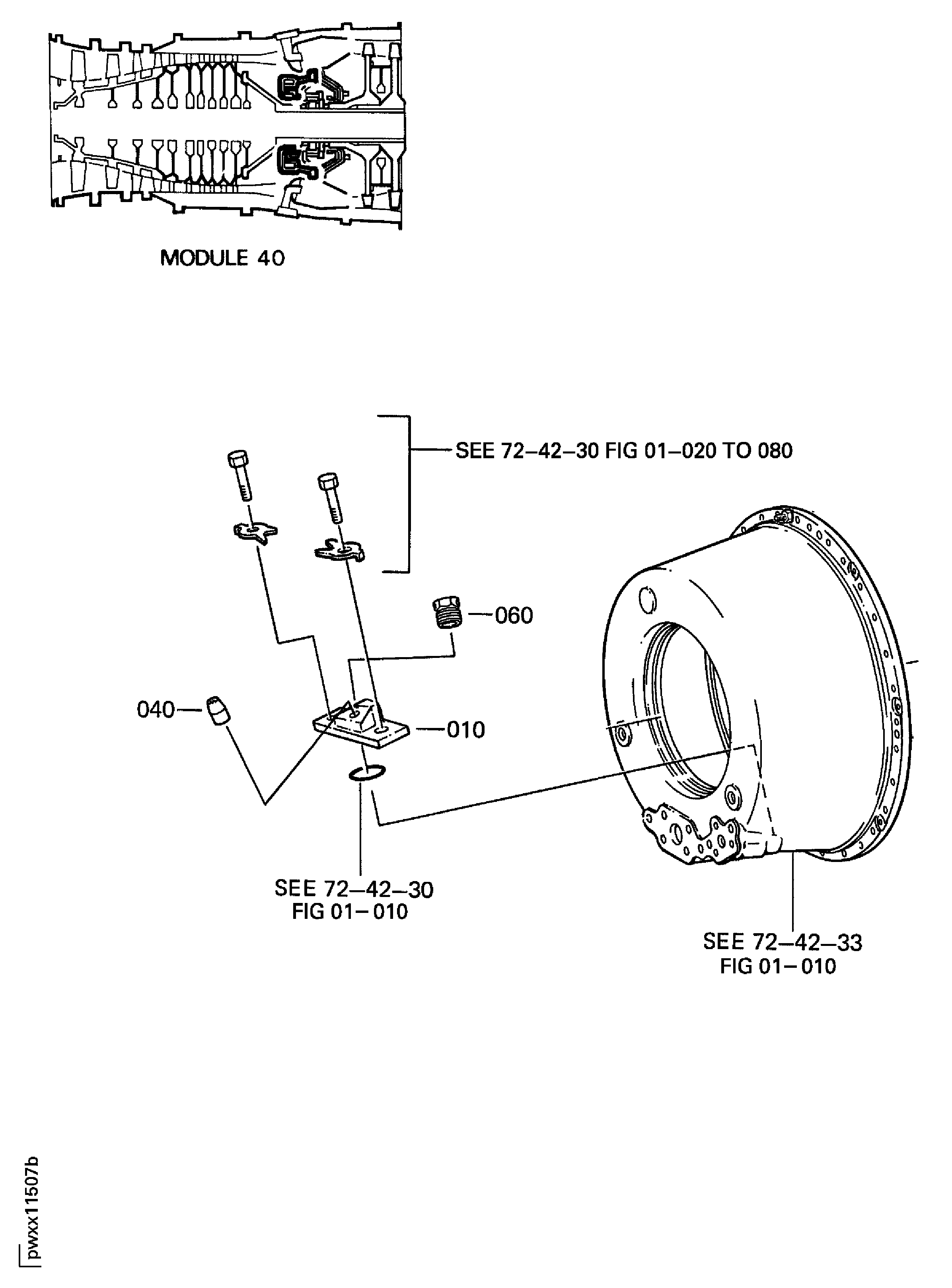 NO.4 BEARING OIL NOZZLE ASSEMBLY
