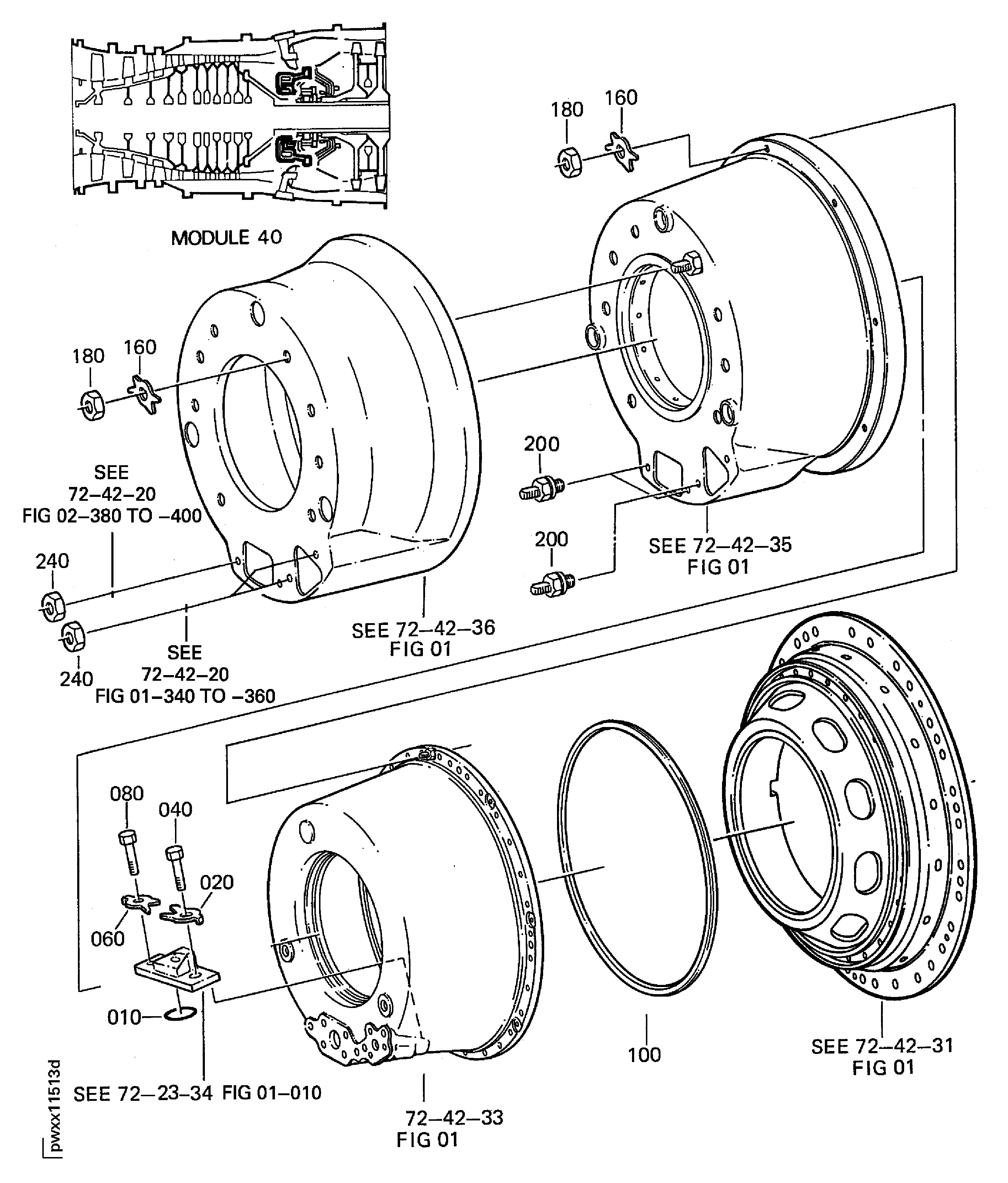 NO.4 BEARING FRONT COMPARTMENT