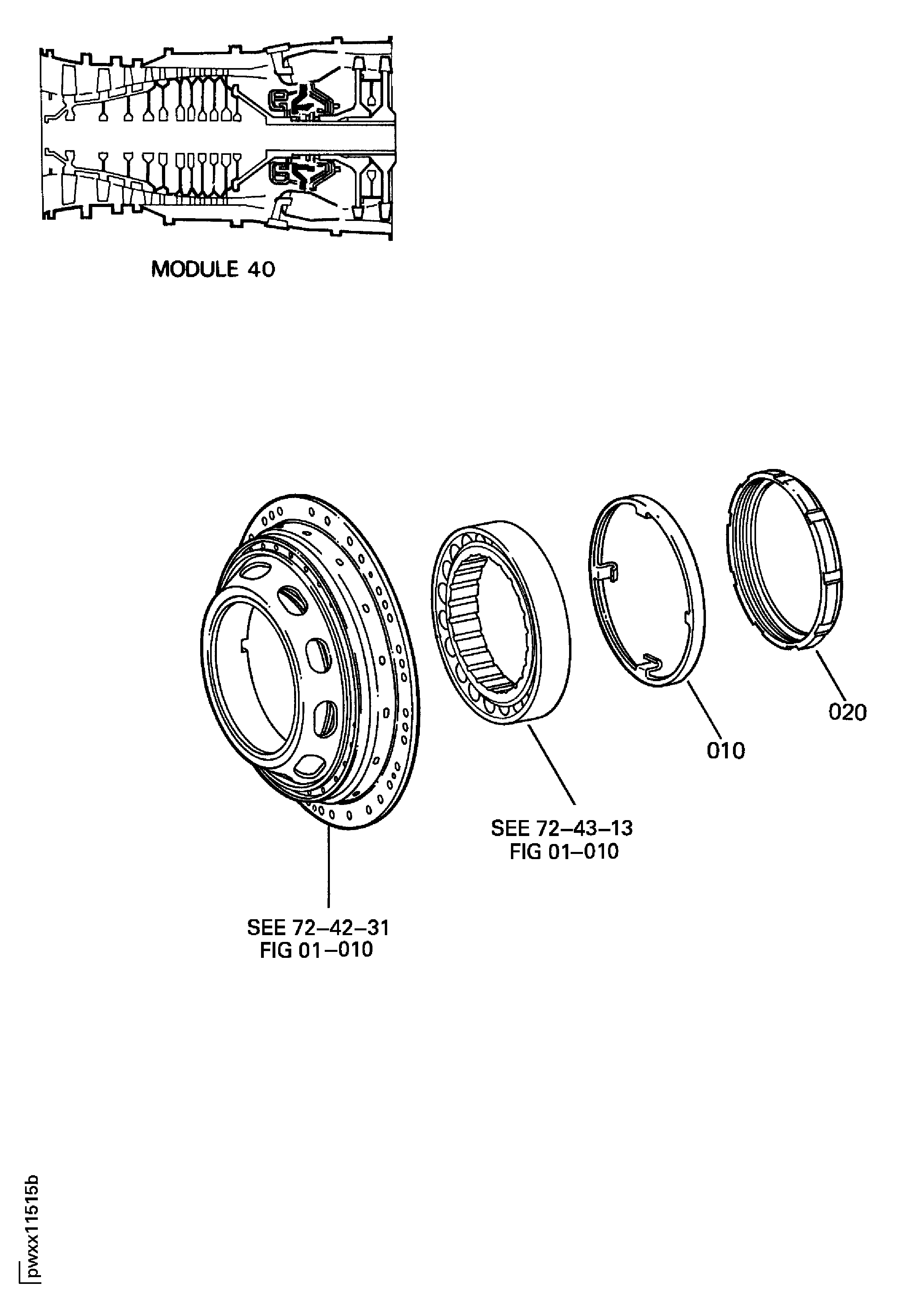 NO.4 BEARING LOCK AND NUT