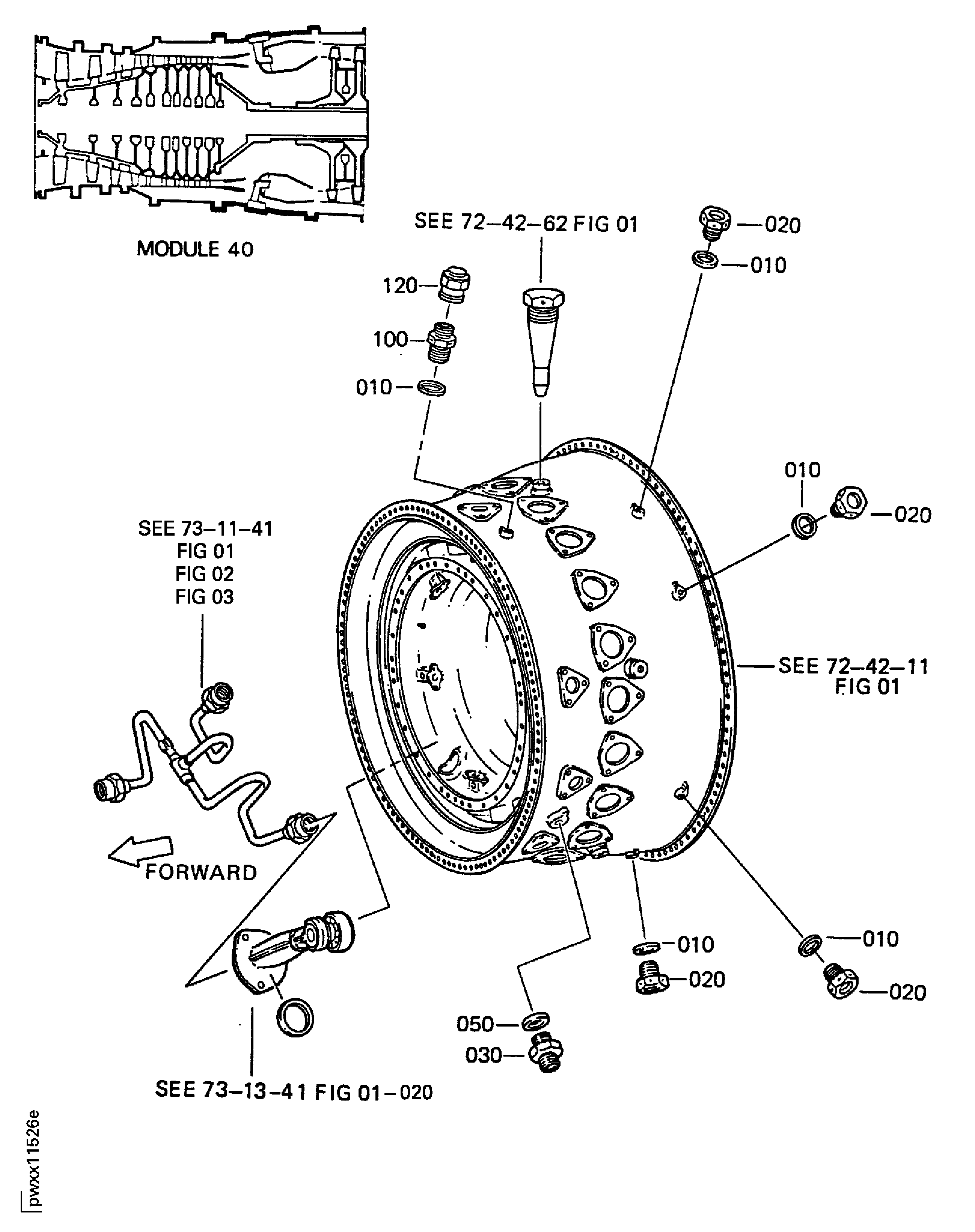 DIFFUSER CASE ASSEMBLY AND FITTINGS