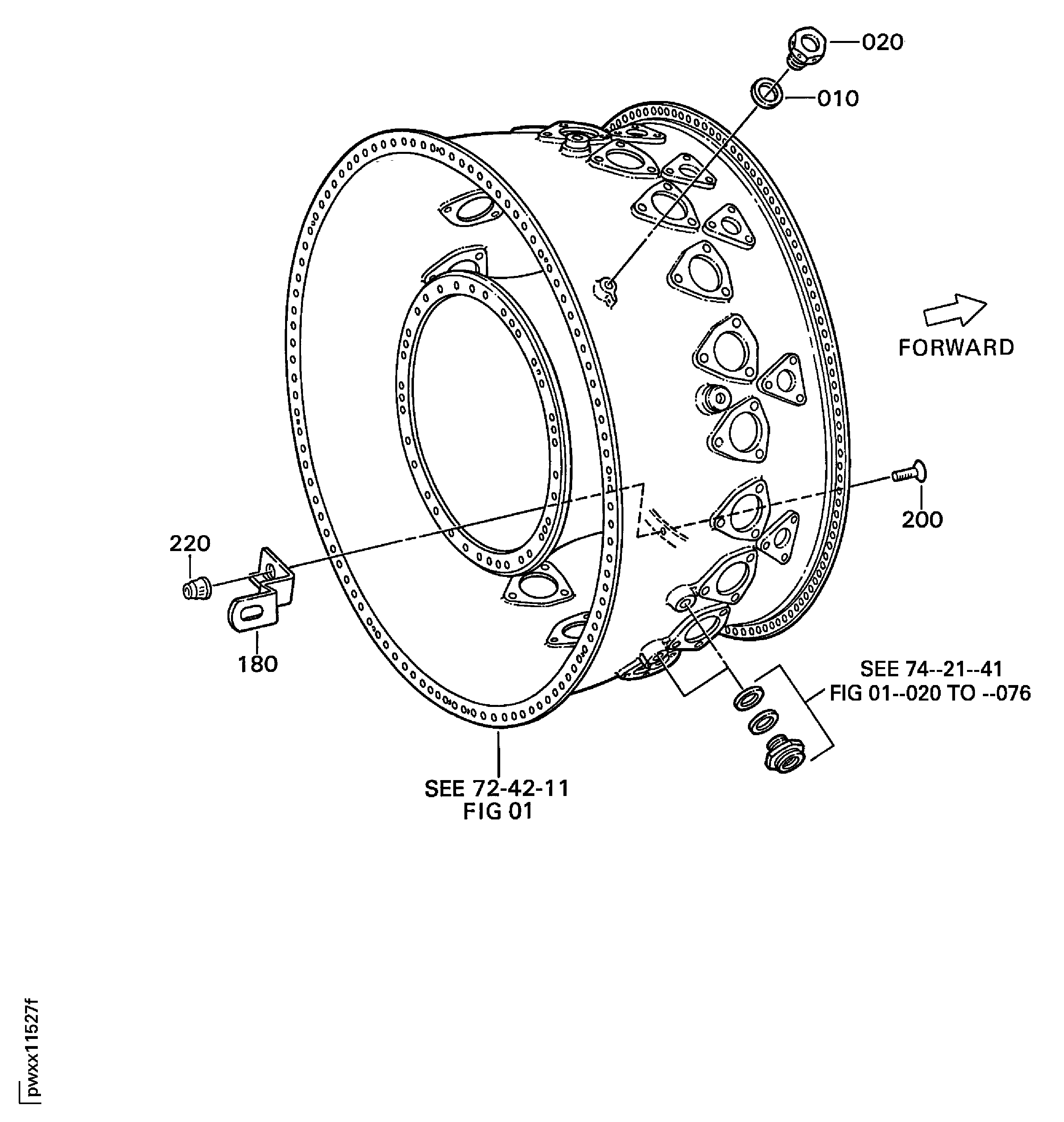 DIFFUSER CASE ASSEMBLY AND FITTINGS