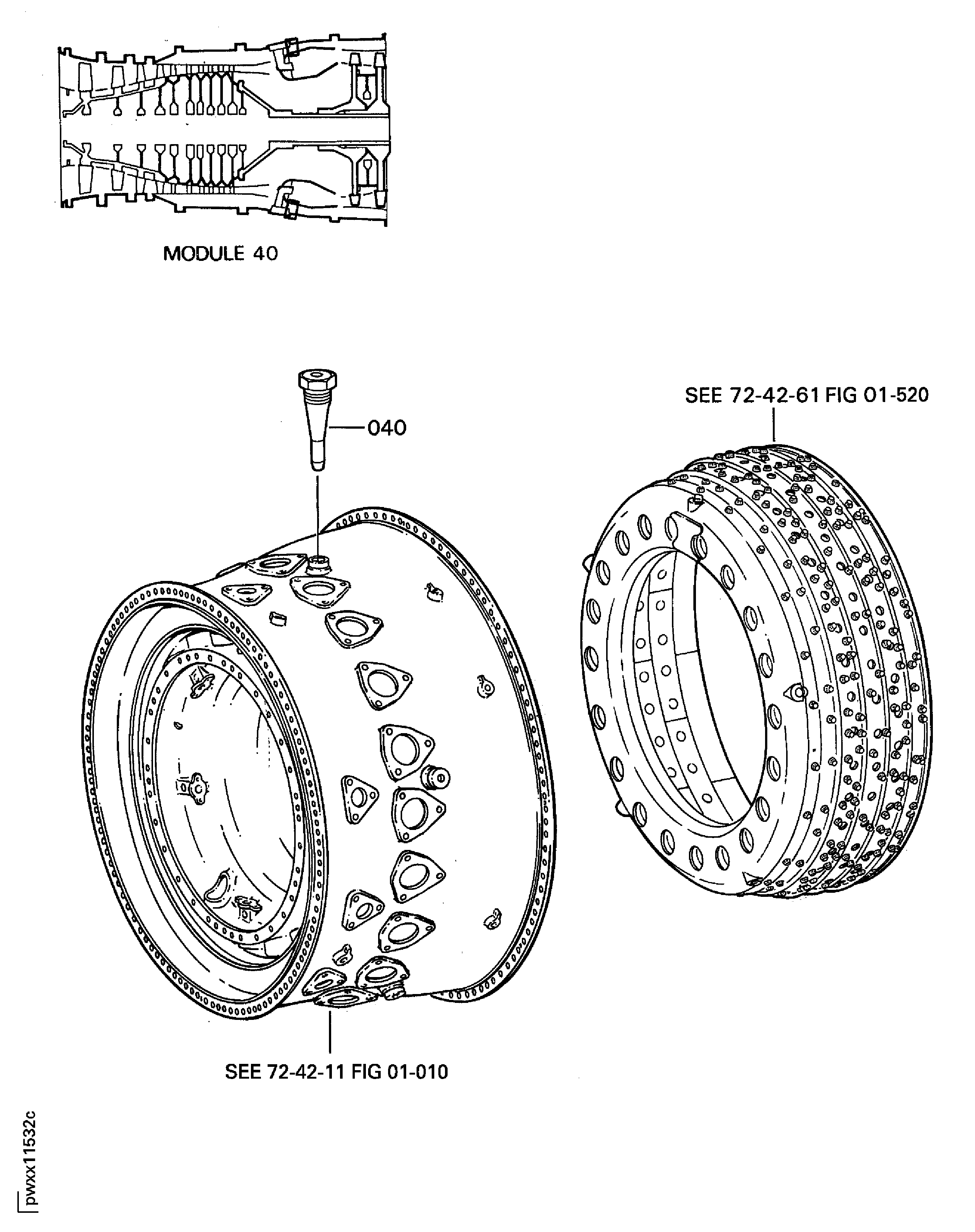 COMBUSTION CHAMBER RETAINING BOLTS