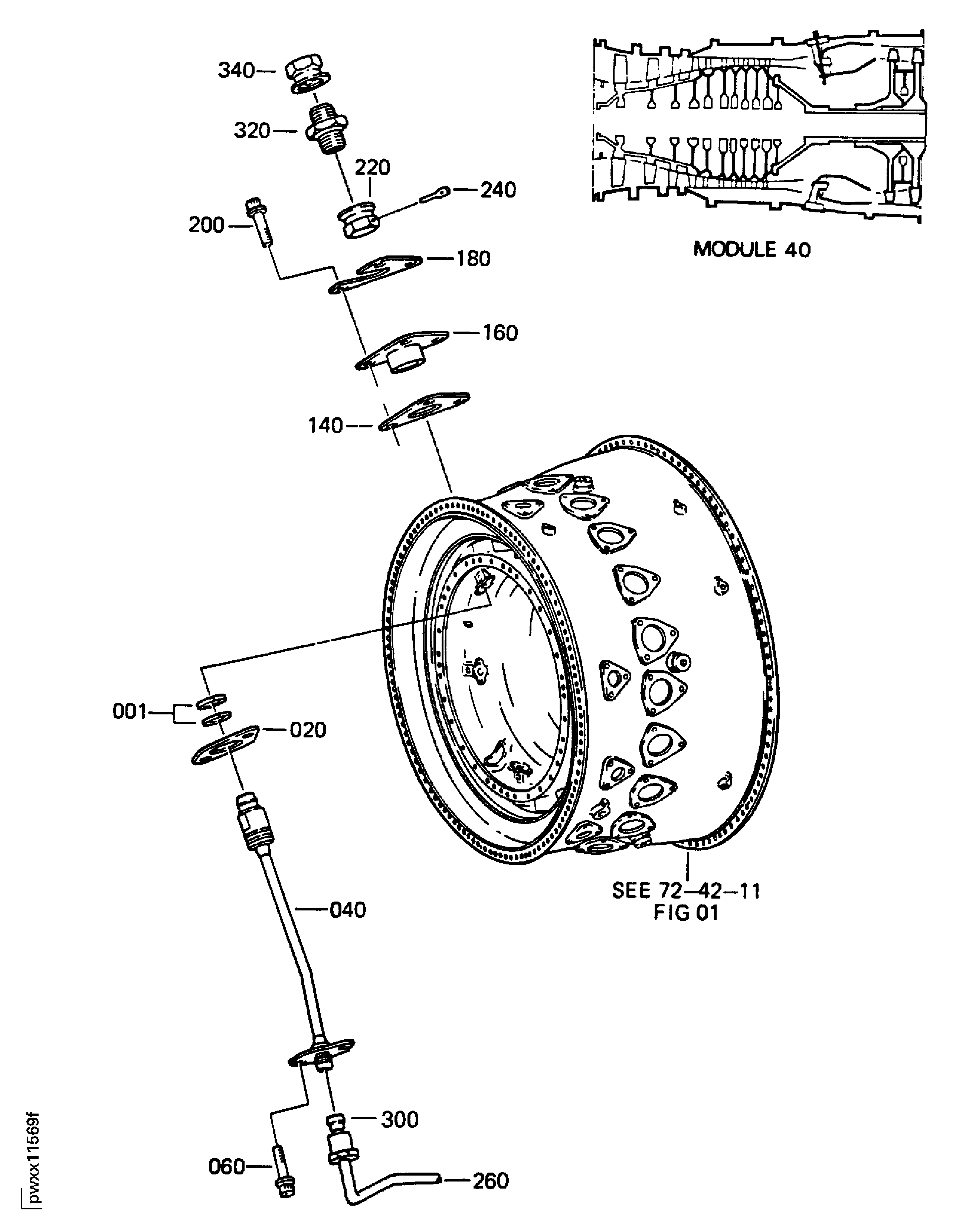 NO.4 BEARING COMPARTMENT TUBES