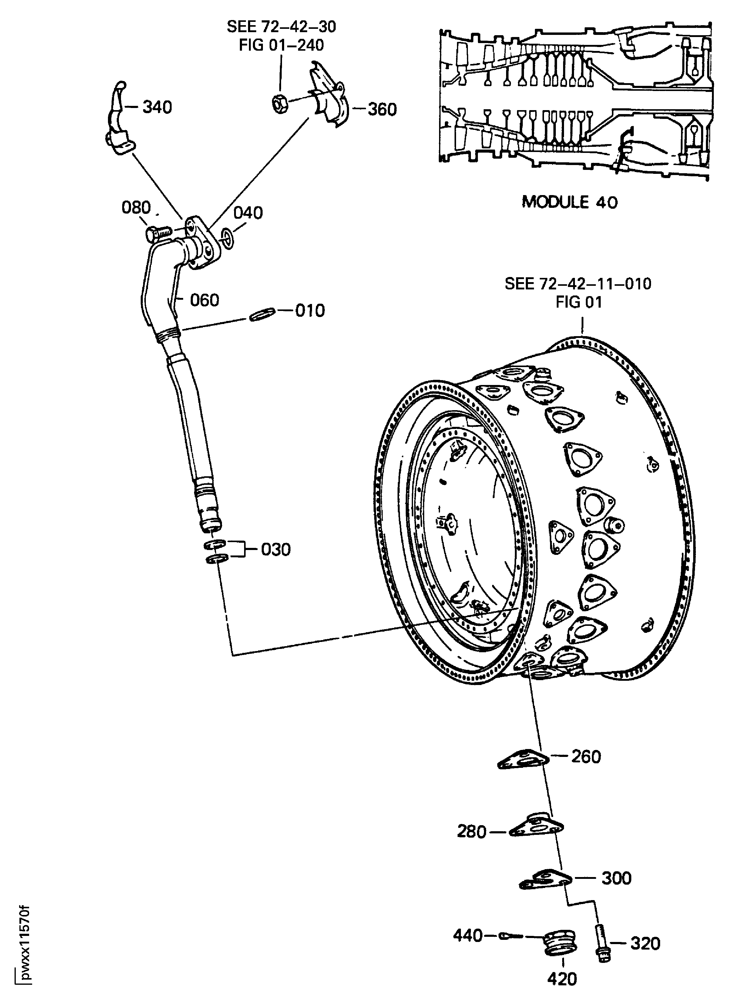 NO.4 BEARING COMPARTMENT TUBES