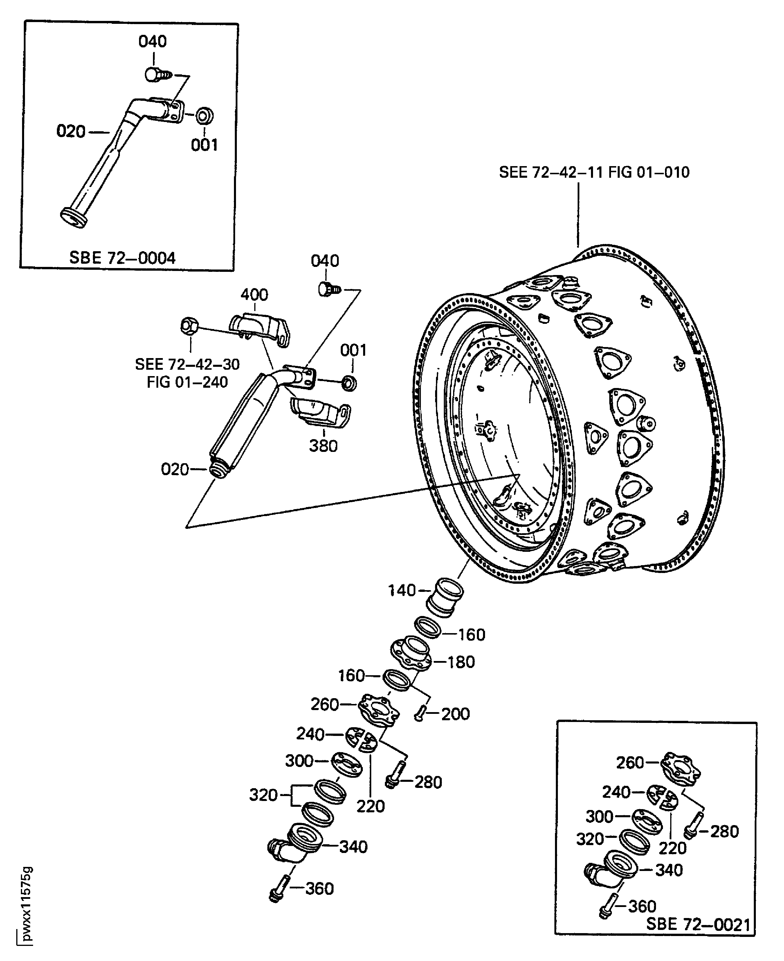 NO.4 BEARING COMPARTMENT TUBES