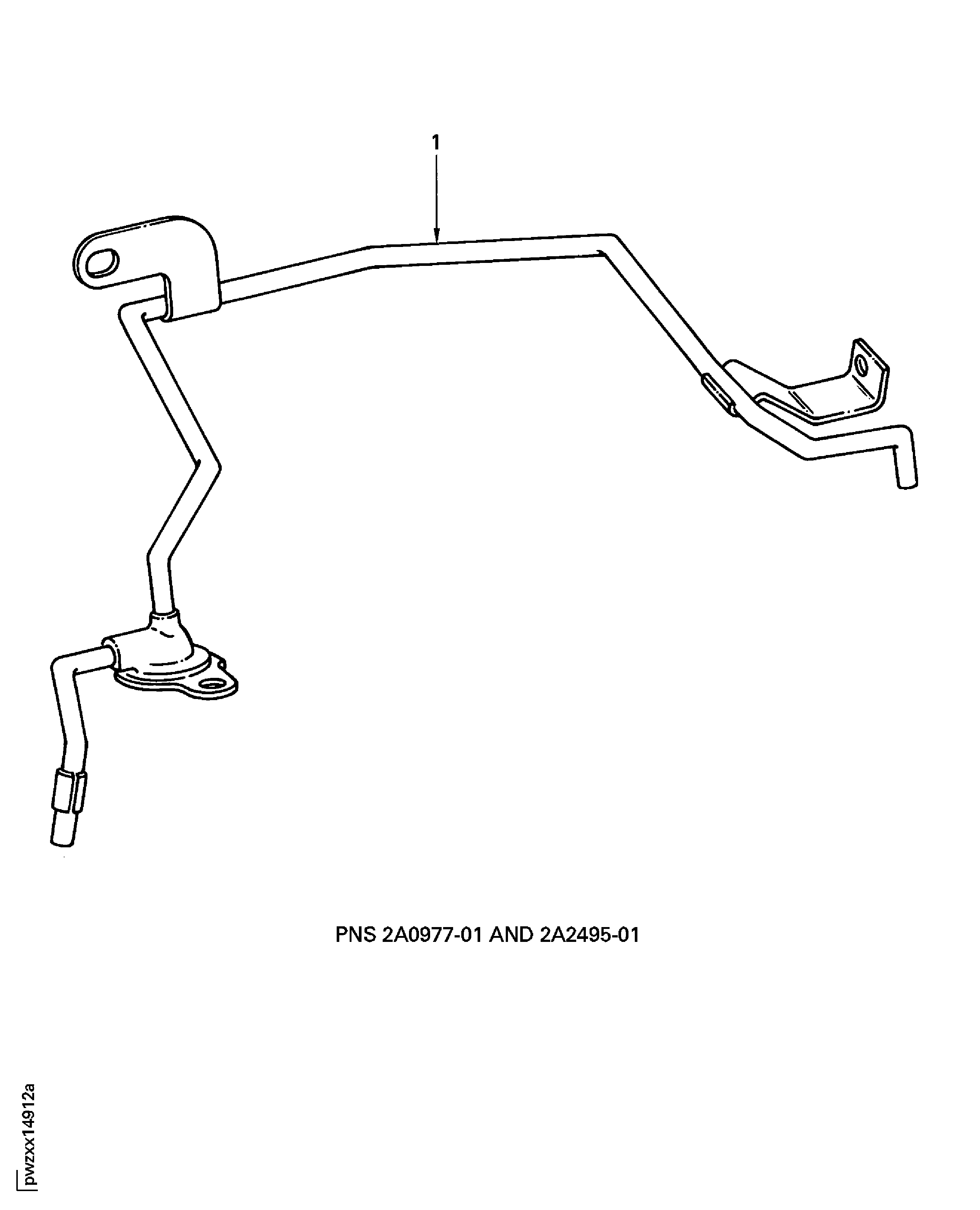 No. 4 bearing and airframes inner manifold assembly inspection location