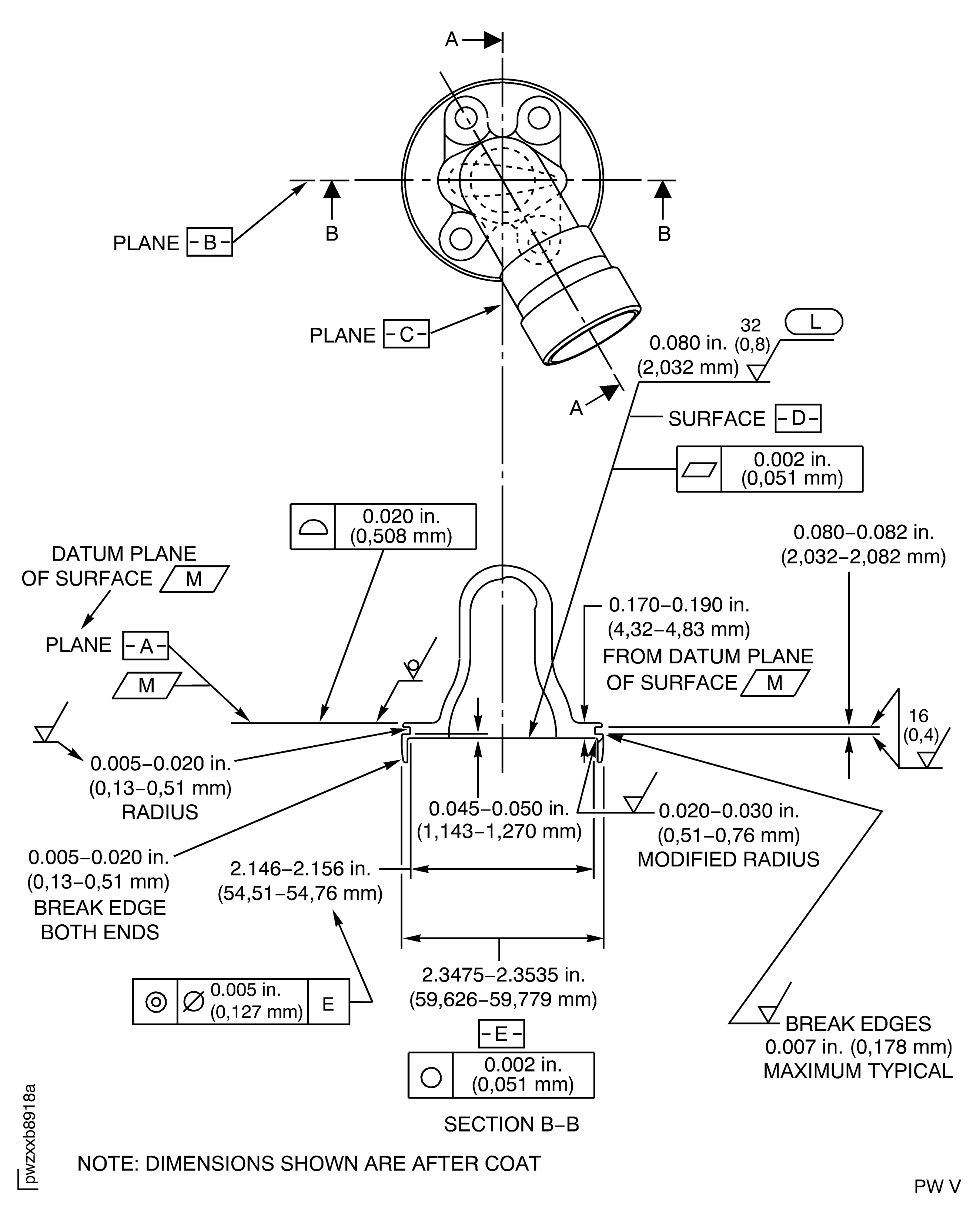 Repair Details and Dimensions