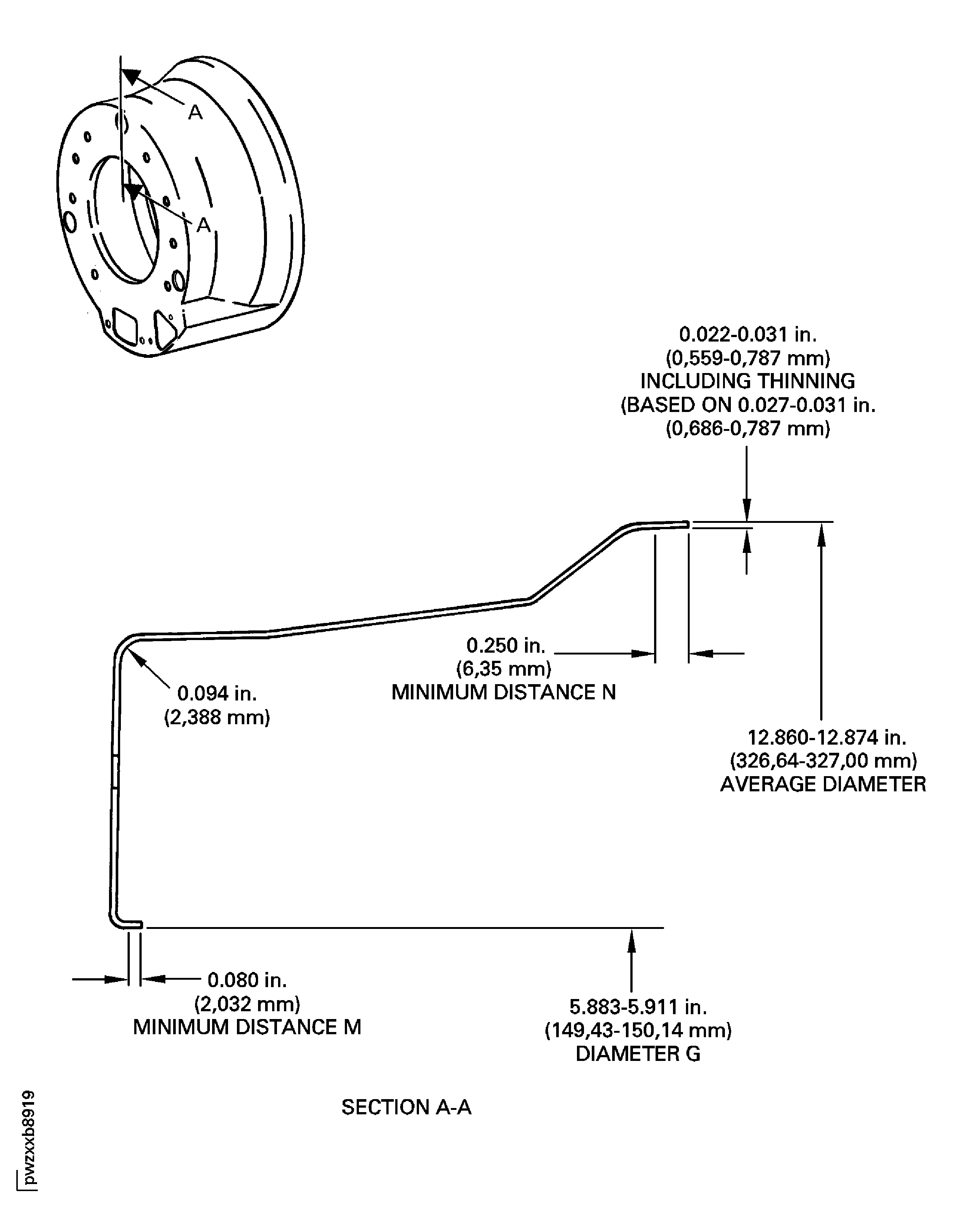 Weld Repair Cracks in the No. 4 Bearing Heatshield