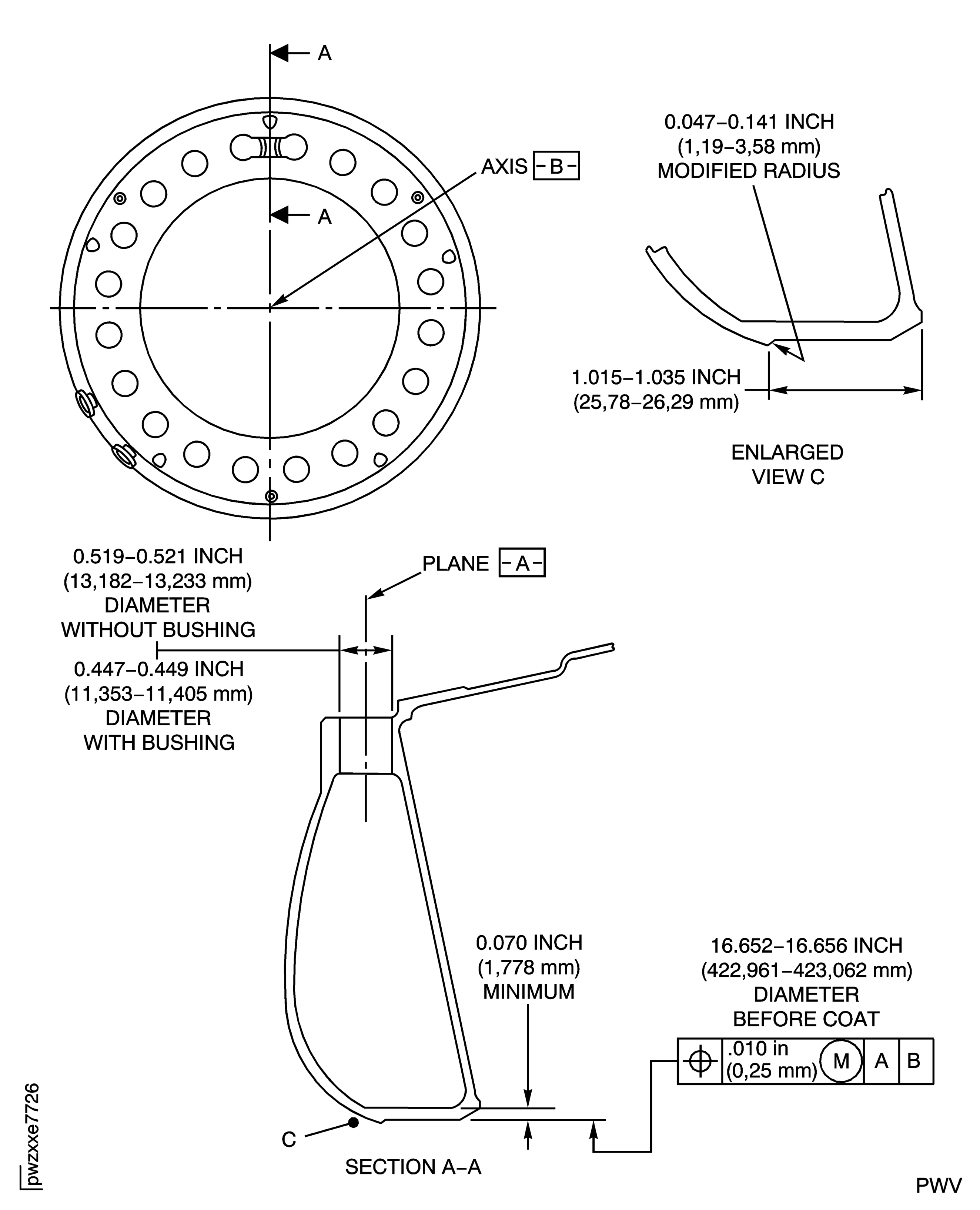 Repair Details and Dimensions