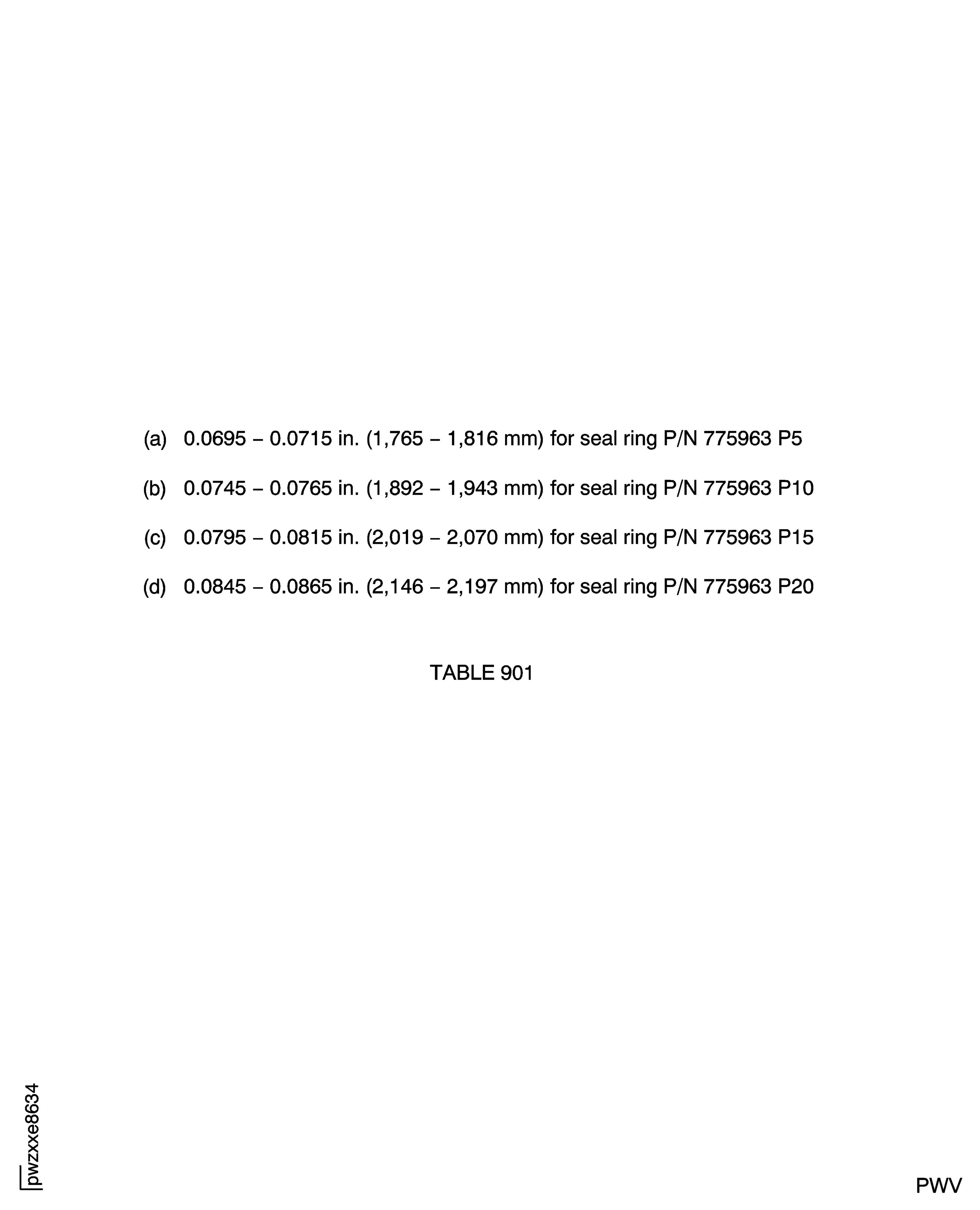 Repair Details and Dimensions