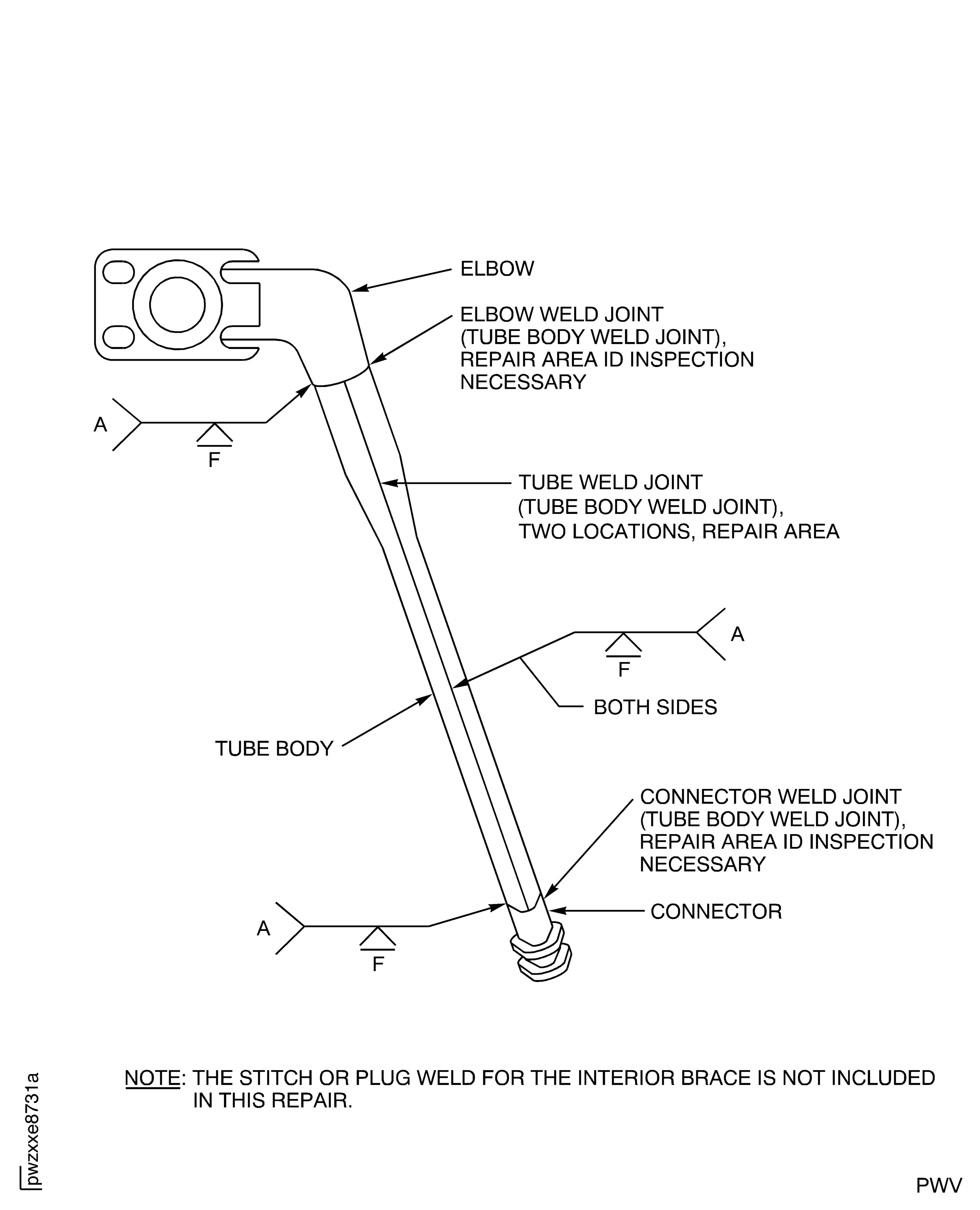 Repair Details and Dimensions (without Heatshields)
