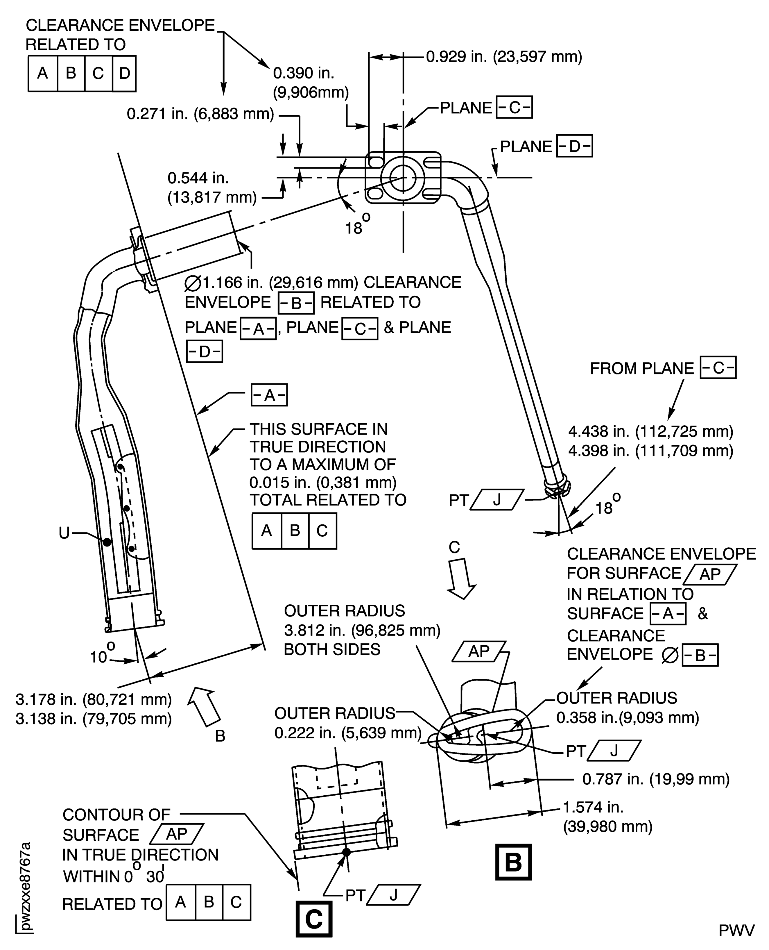 Repair Details and Dimensions